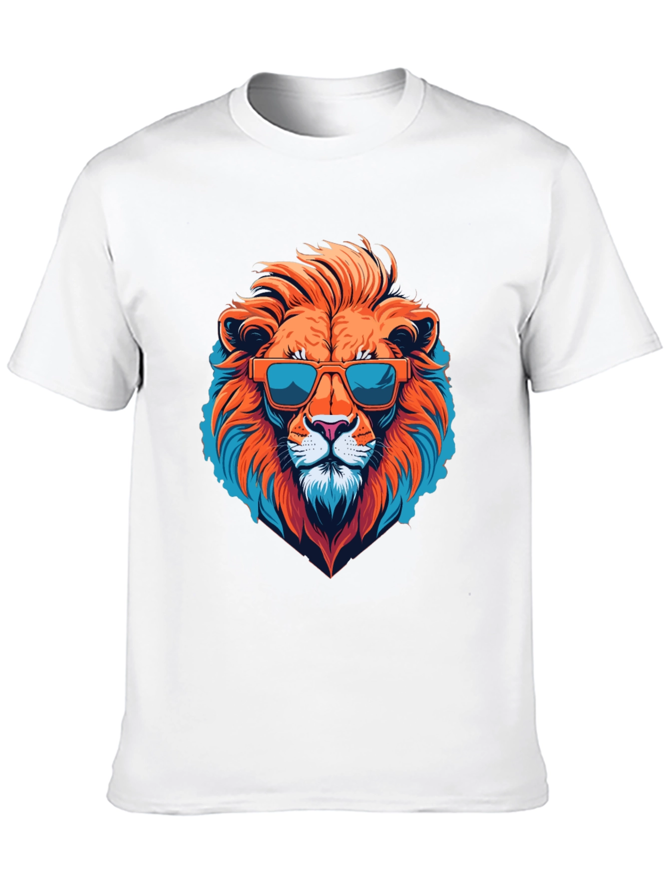 Cool Lion Graphic Tee - Black T-Shirt