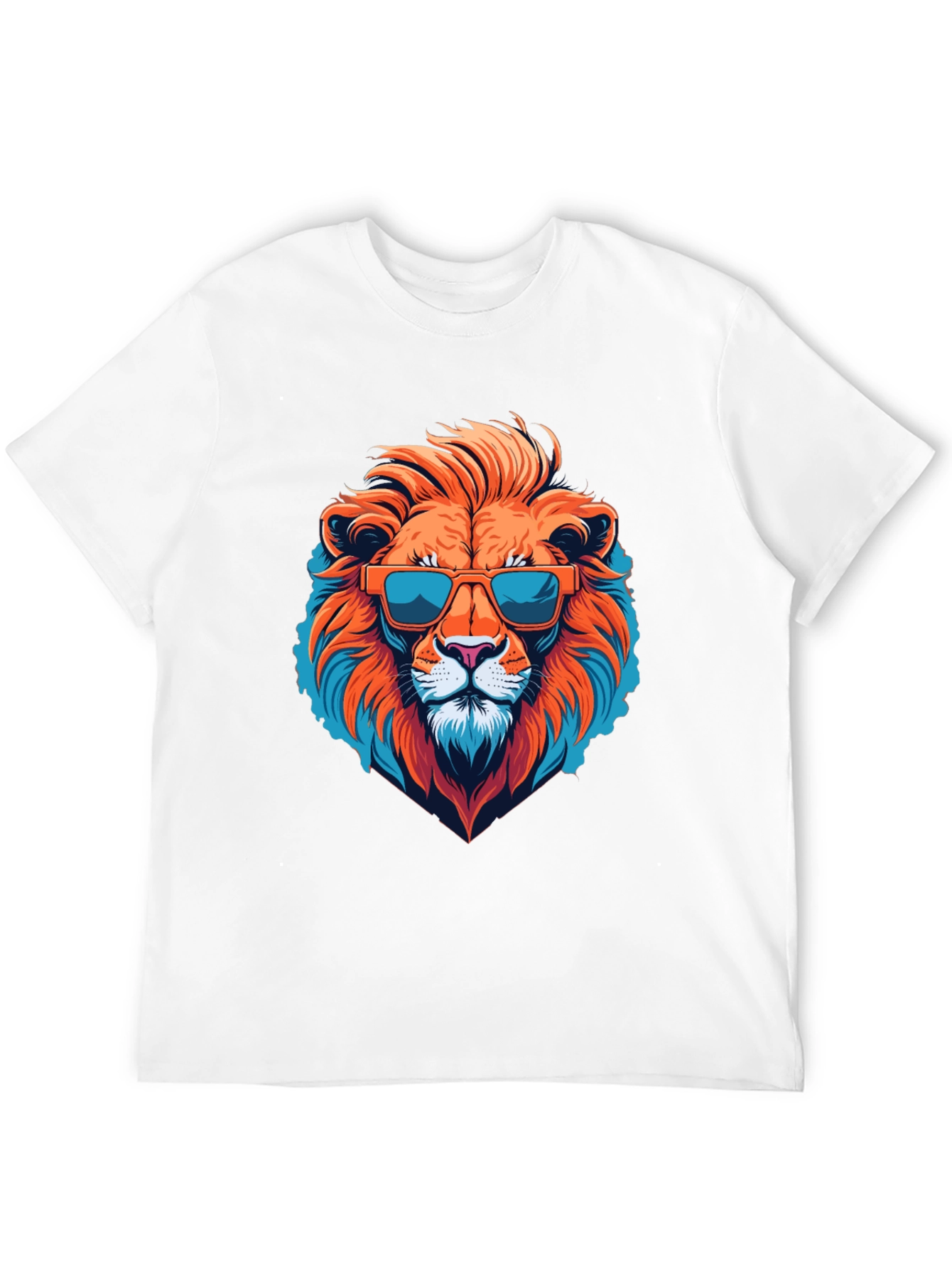 Cool Lion Graphic Tee - Black T-Shirt