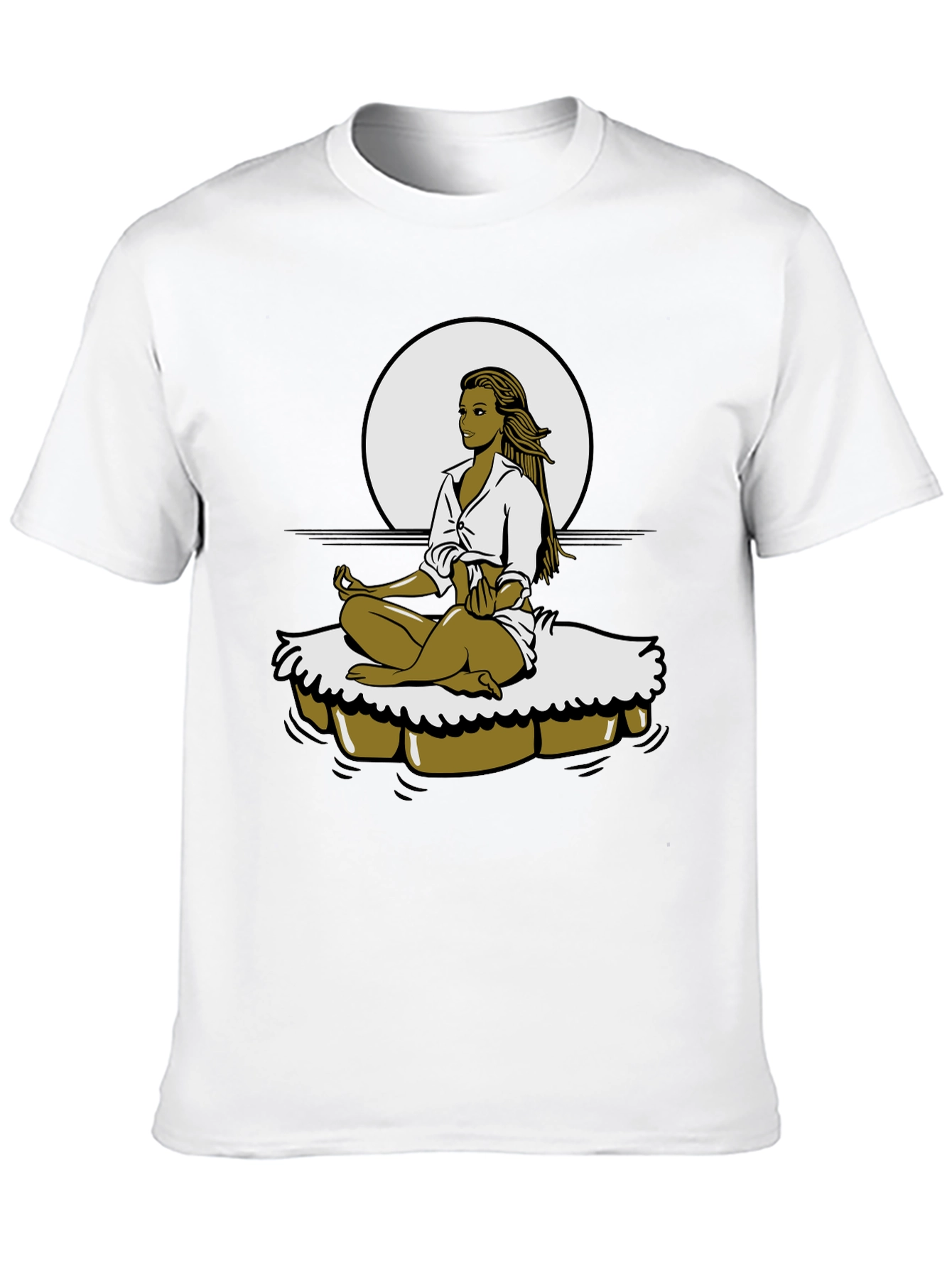 Meditating Woman Graphic Tee