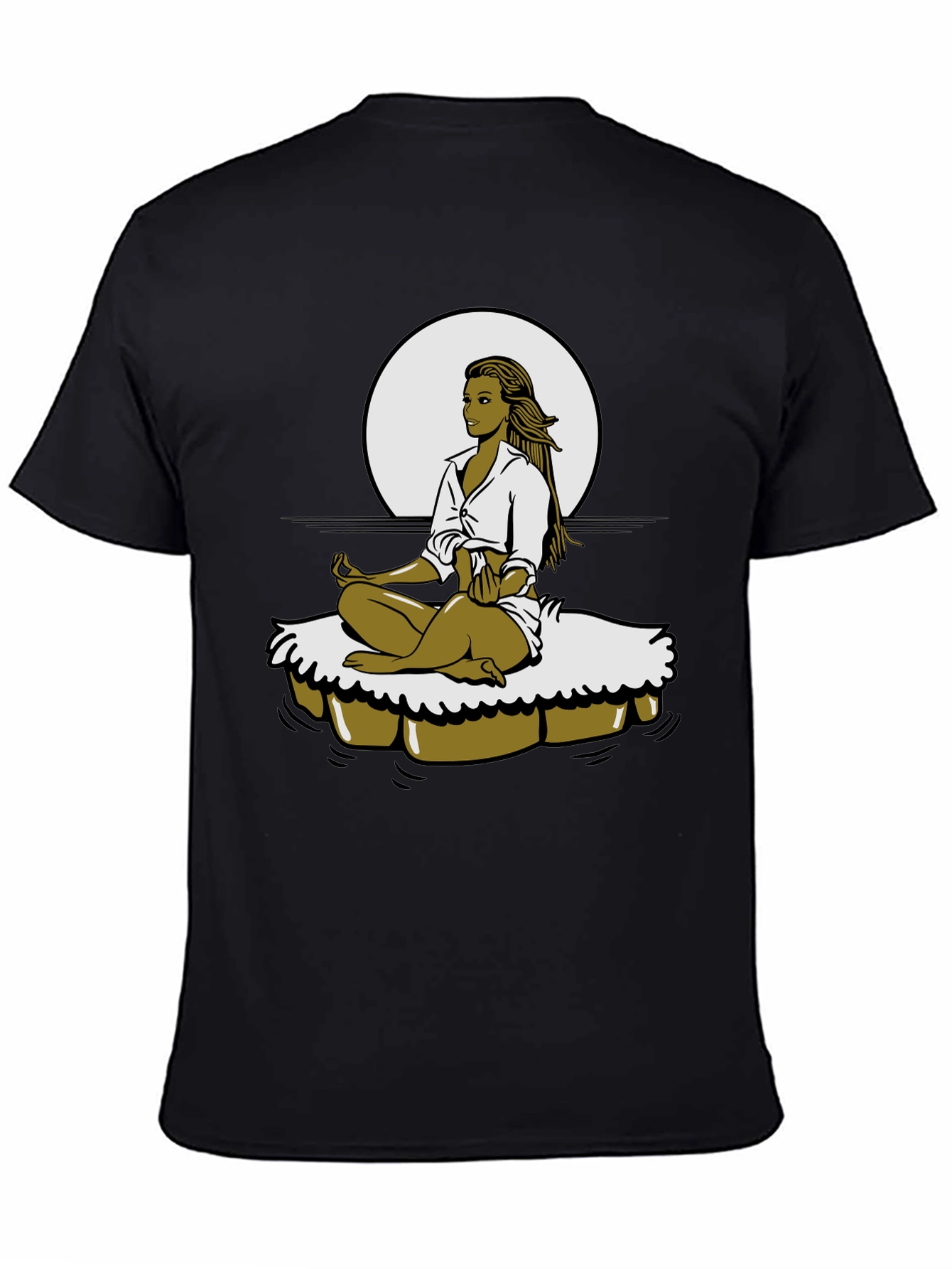 Meditating Woman Graphic Tee
