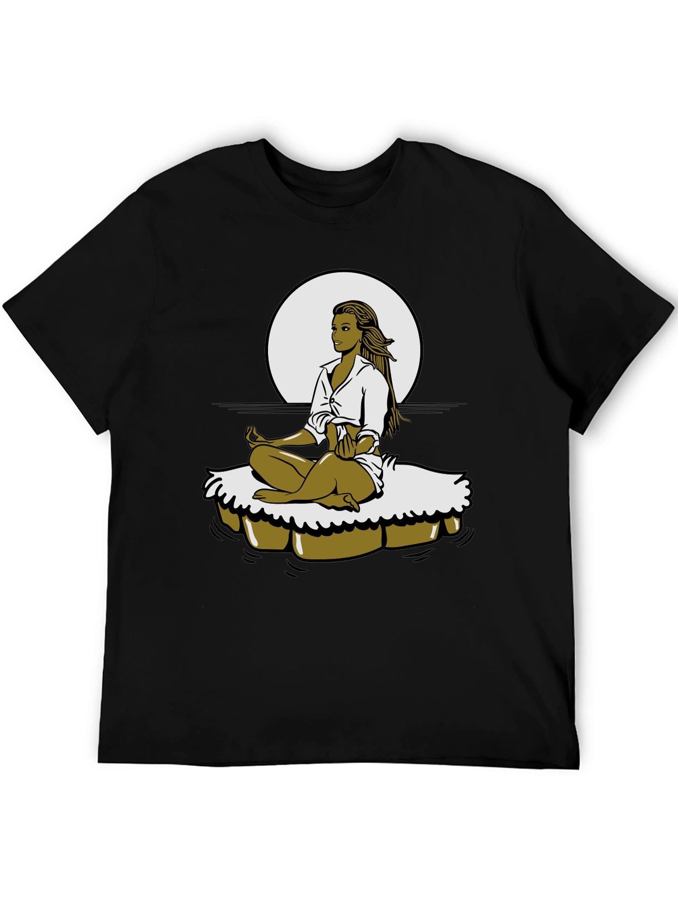 Meditating Woman Graphic Tee