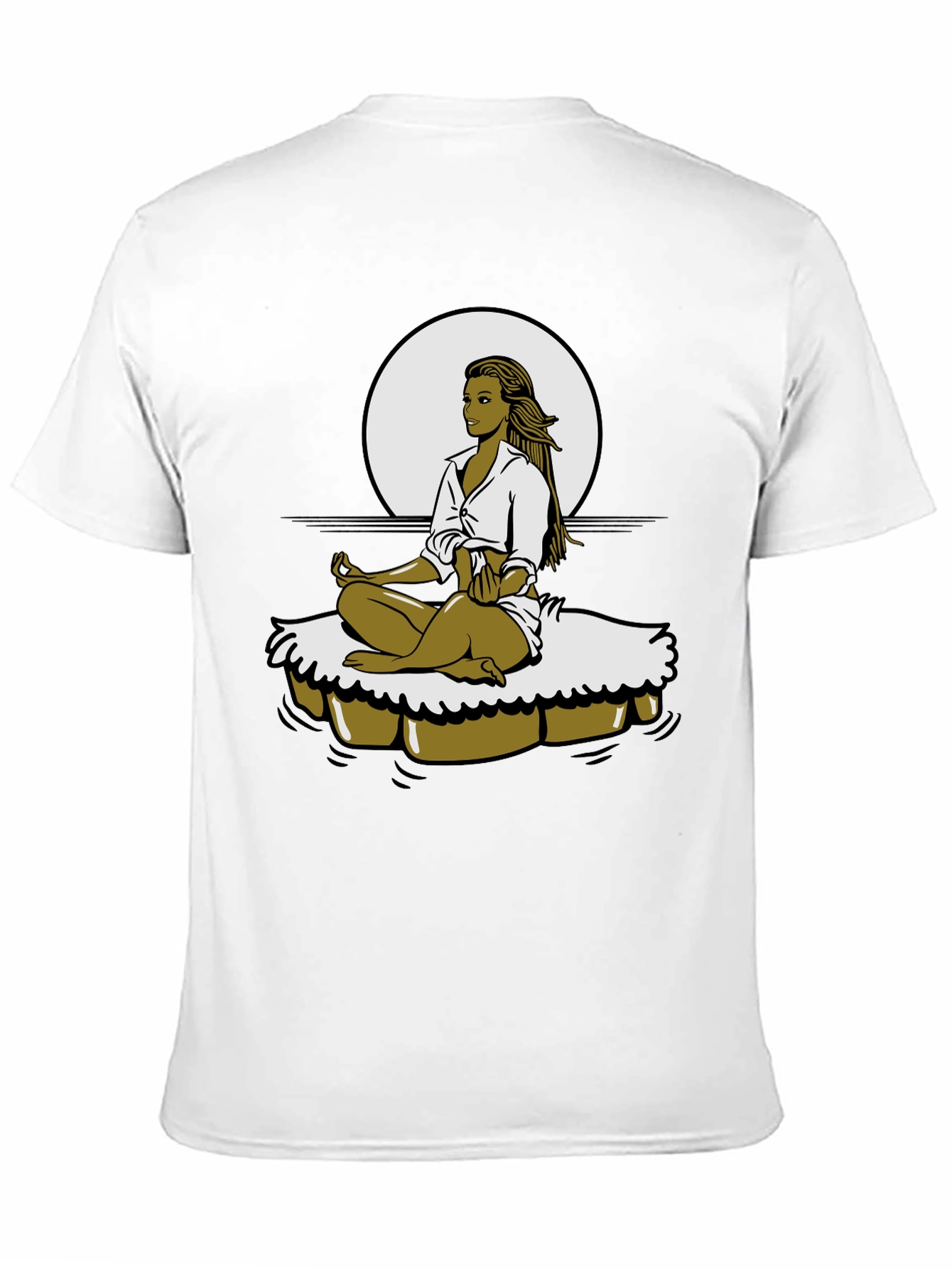 Meditating Woman Graphic Tee