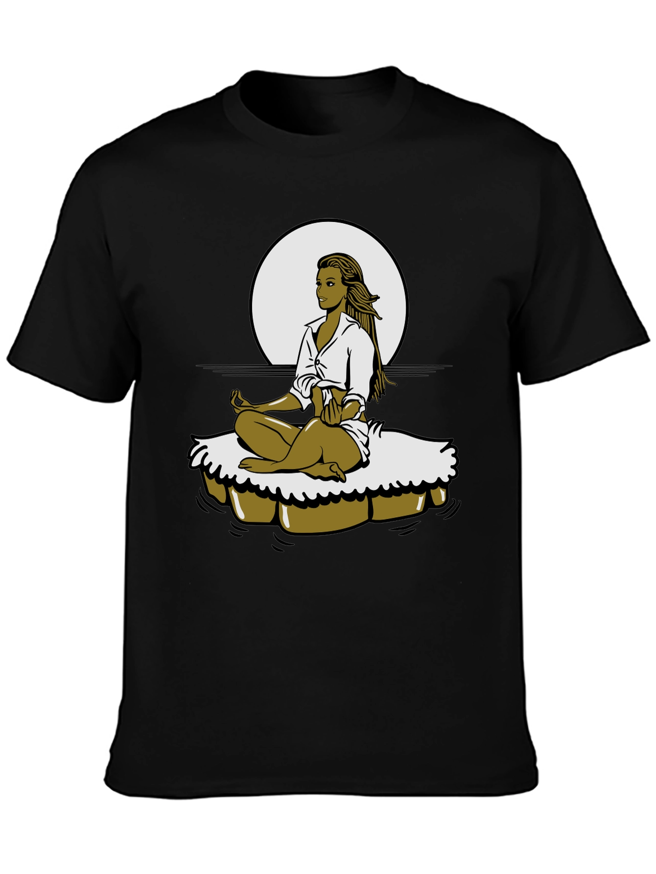 Meditating Woman Graphic Tee