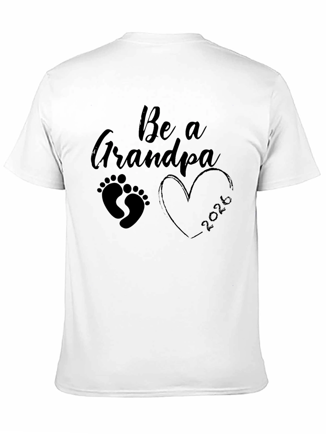 Be a Grandpa 2026 Black T-Shirt