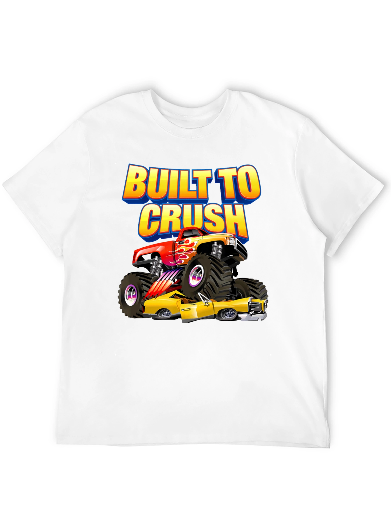 Built to Crush Monster Truck T-Shirt