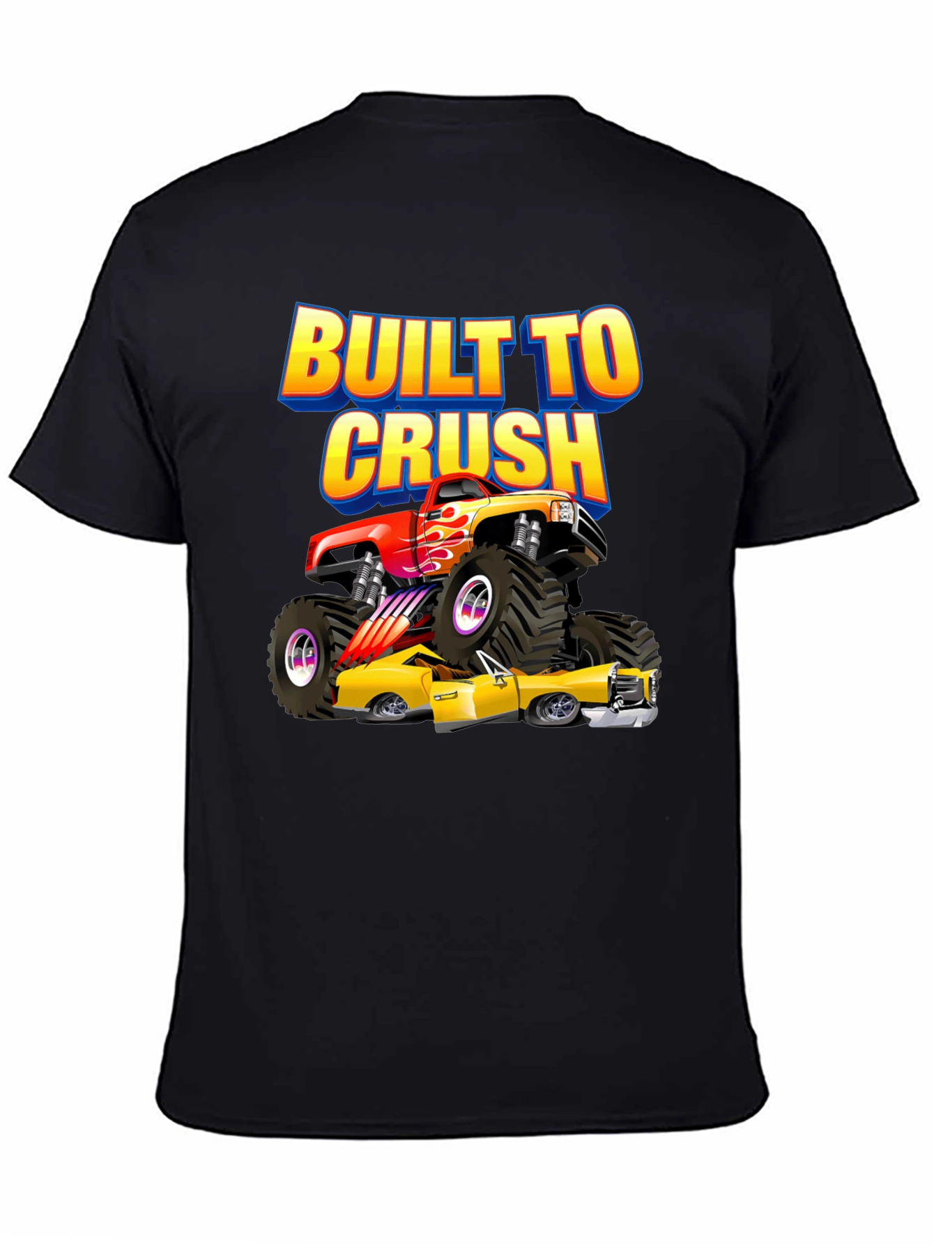 Built to Crush Monster Truck T-Shirt