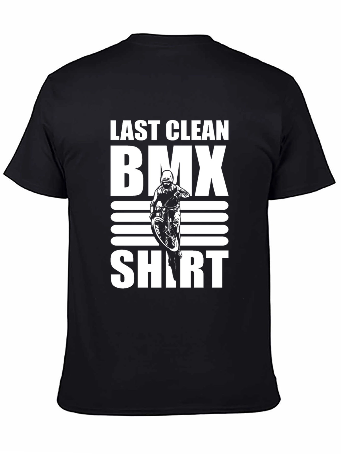 Last Clean BMX Shirt - Black Graphic Tee