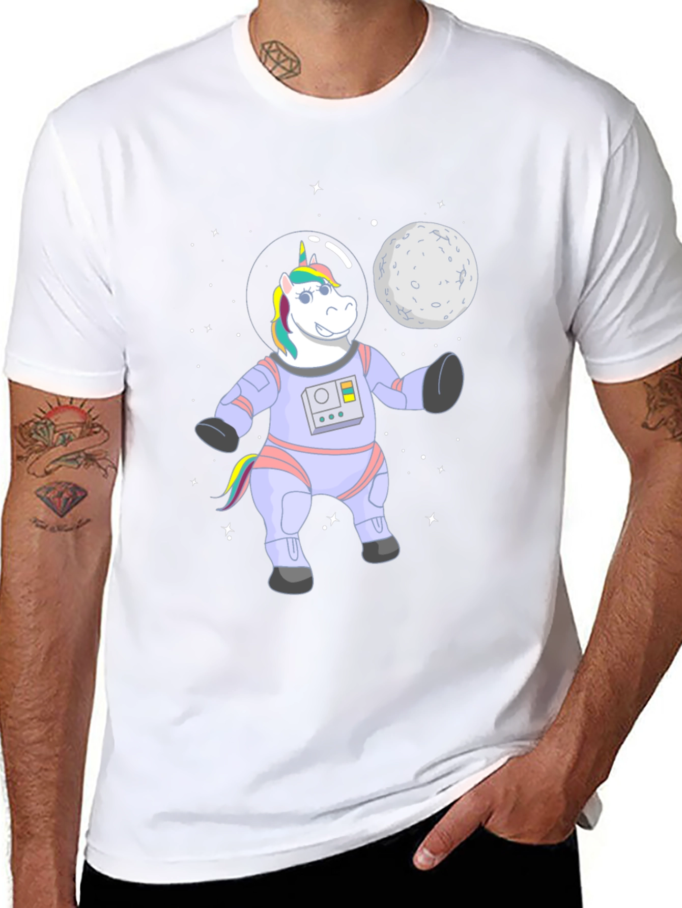 Unicorn Astronaut Graphic Tee