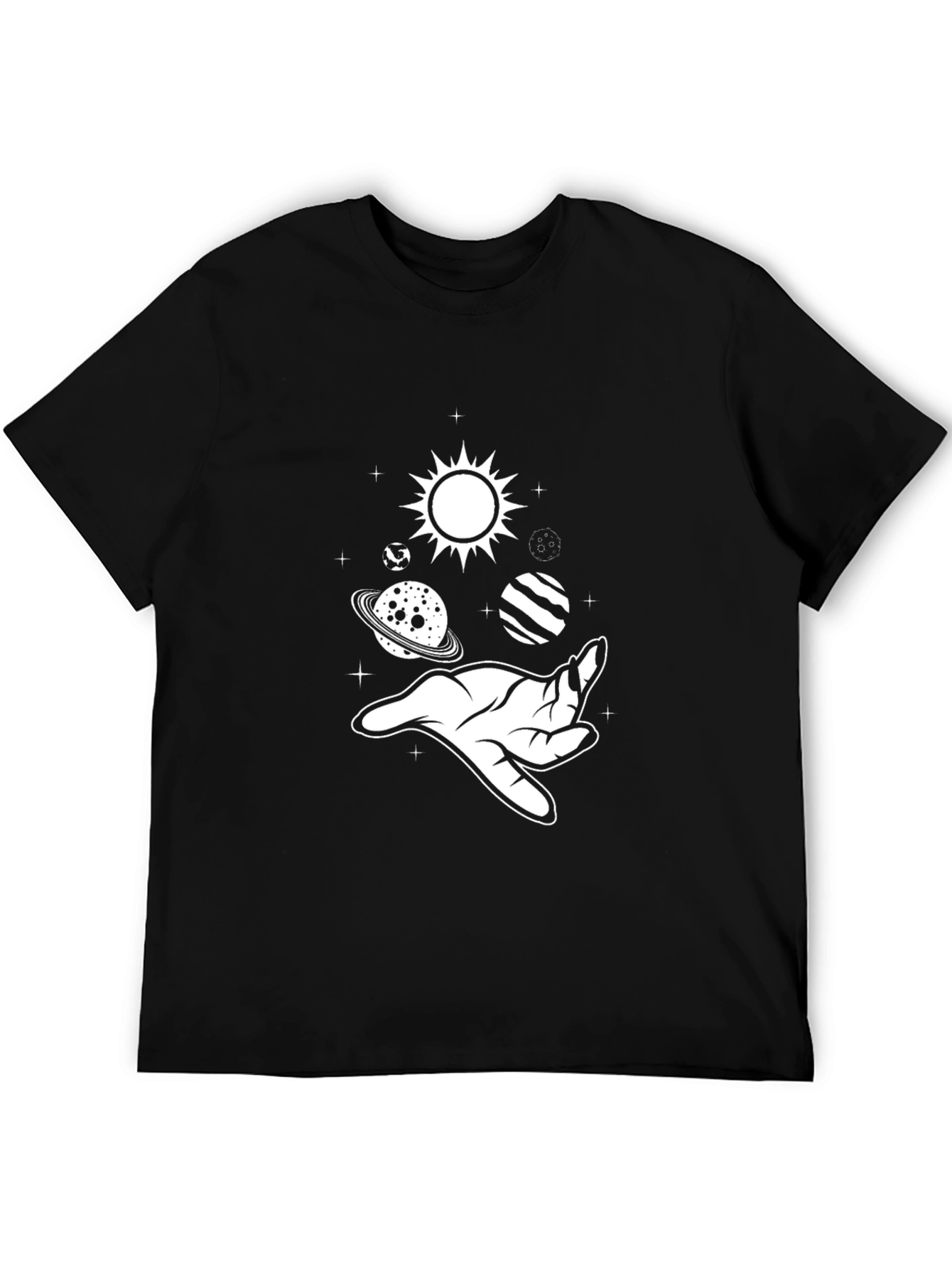 Space Hand Graphic Tee - Stylish Unisex T-Shirt