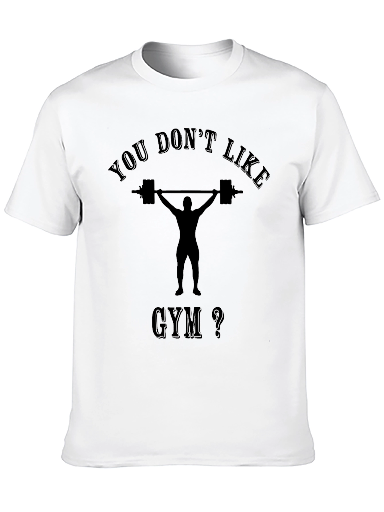 Gym Lover Black T-Shirt | Weightlifting Motivation