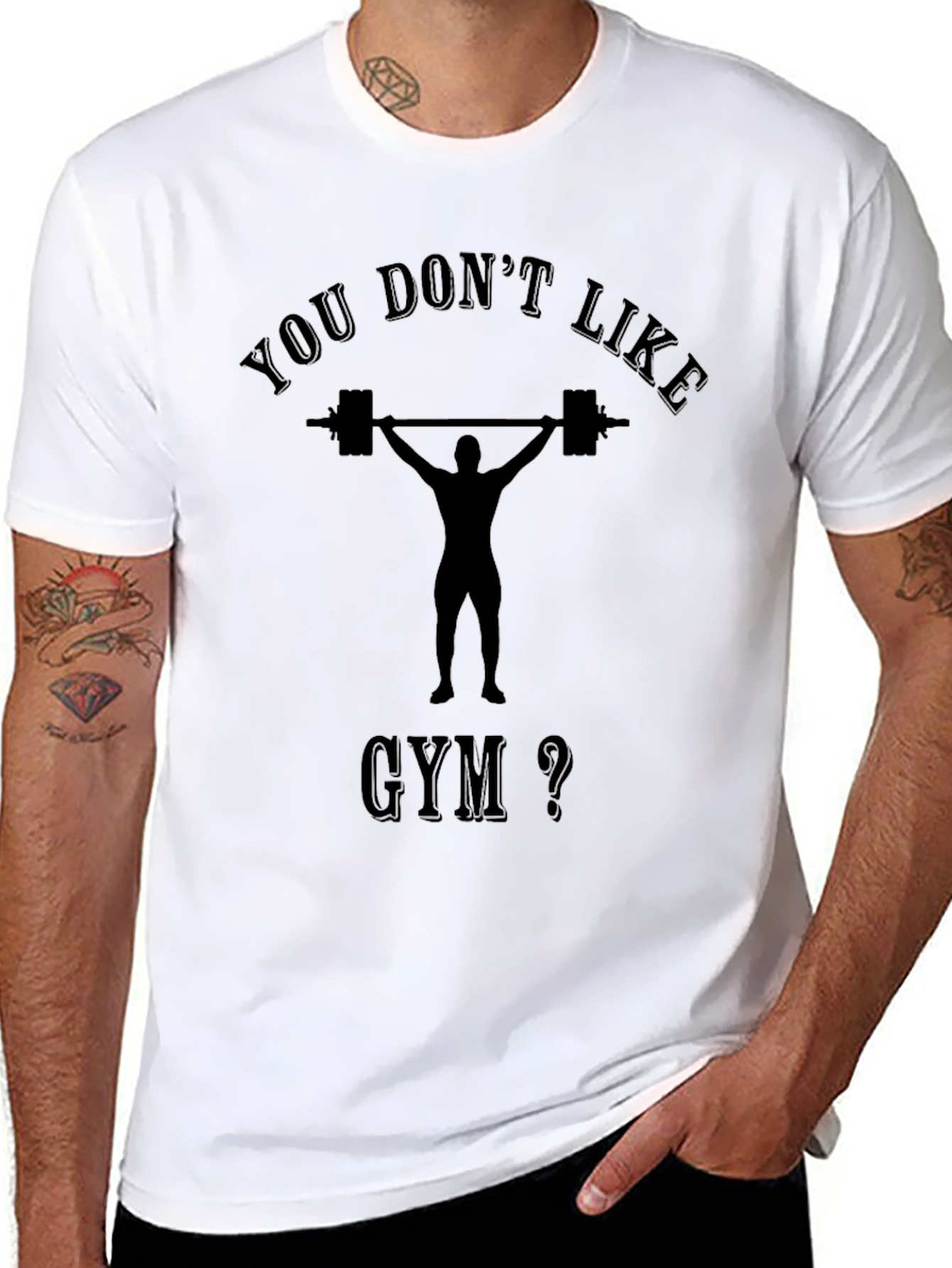 Gym Lover Black T-Shirt | Weightlifting Motivation