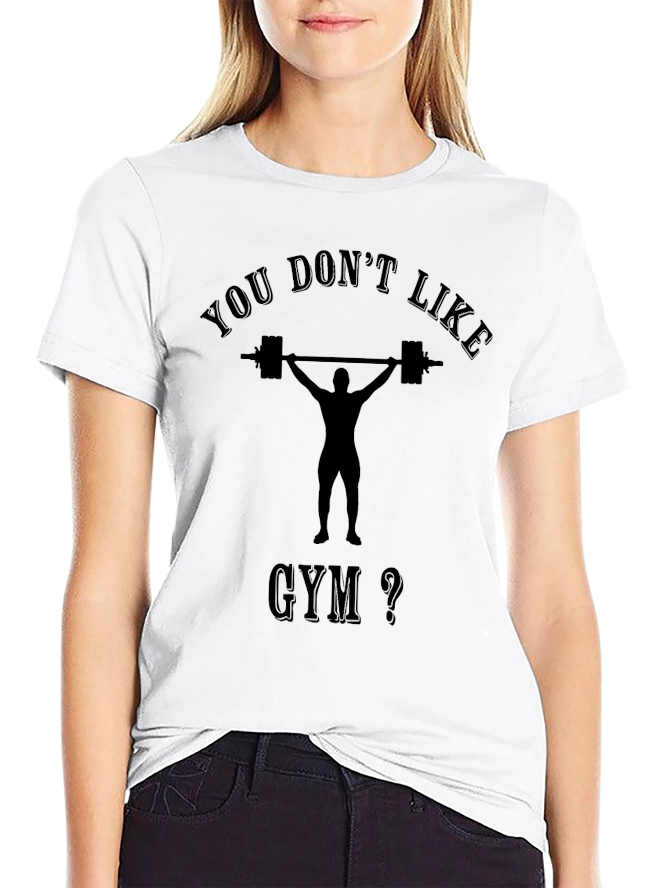 Gym Lover Black T-Shirt | Weightlifting Motivation