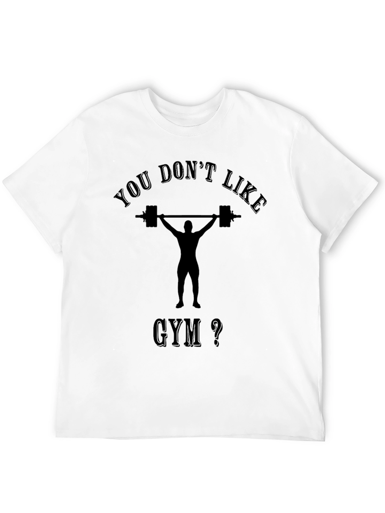 Gym Lover Black T-Shirt | Weightlifting Motivation