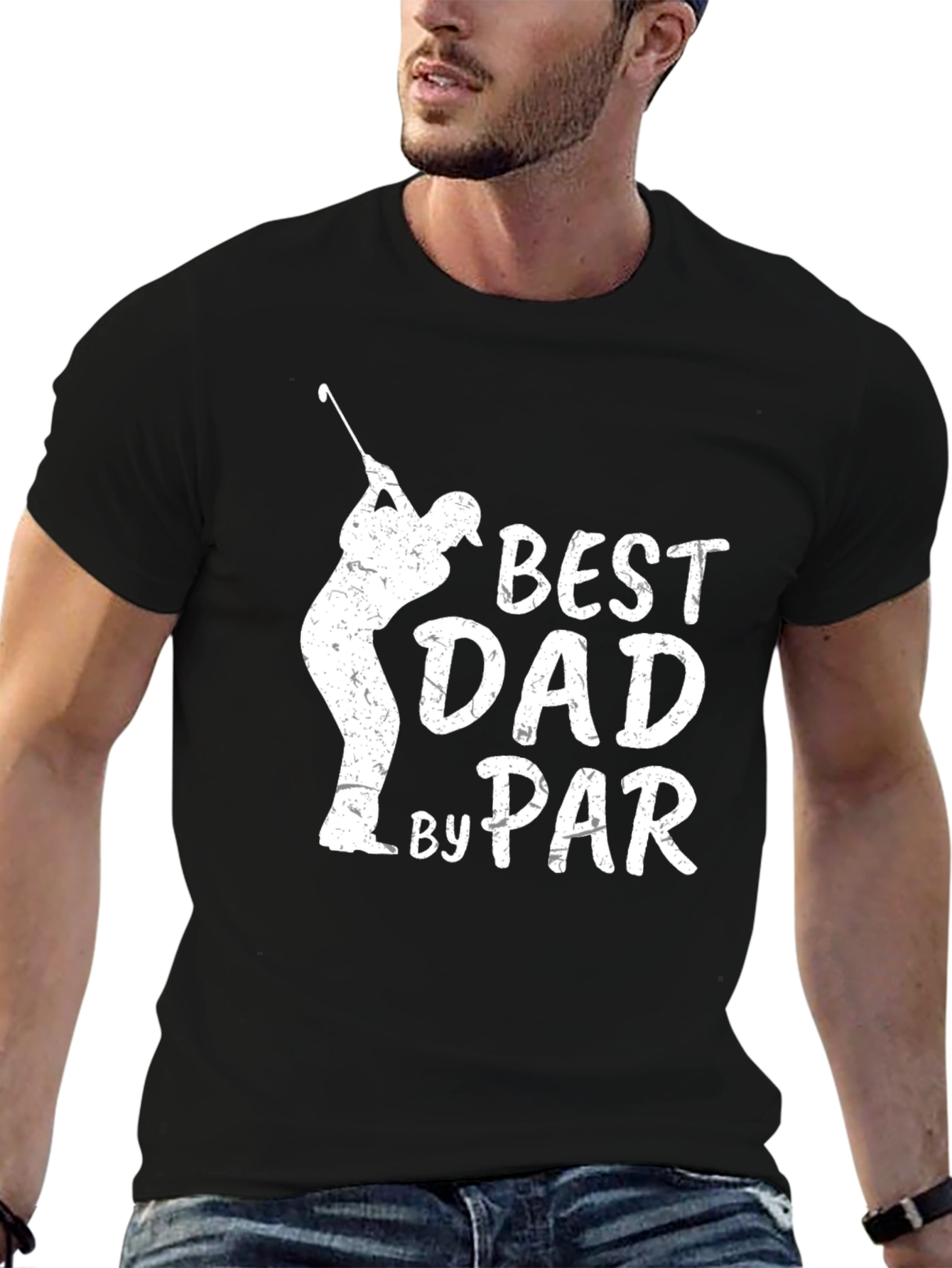 Best Dad By Par Golfing T-Shirt