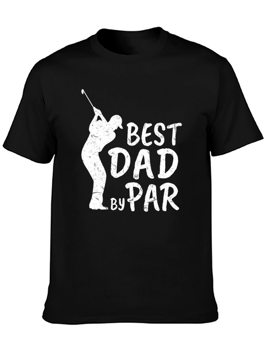 Best Dad By Par Golfing T-Shirt