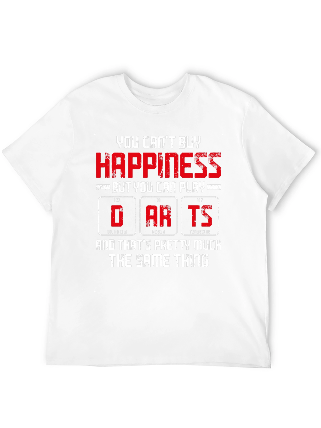 Funny Darts Happiness Graphic T-Shirt
