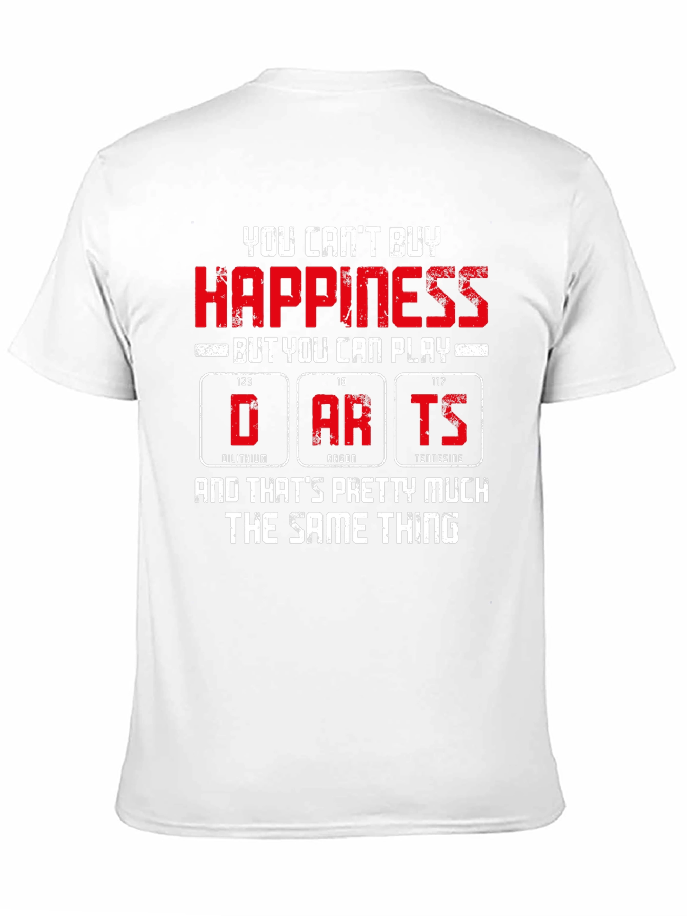 Funny Darts Happiness Graphic T-Shirt