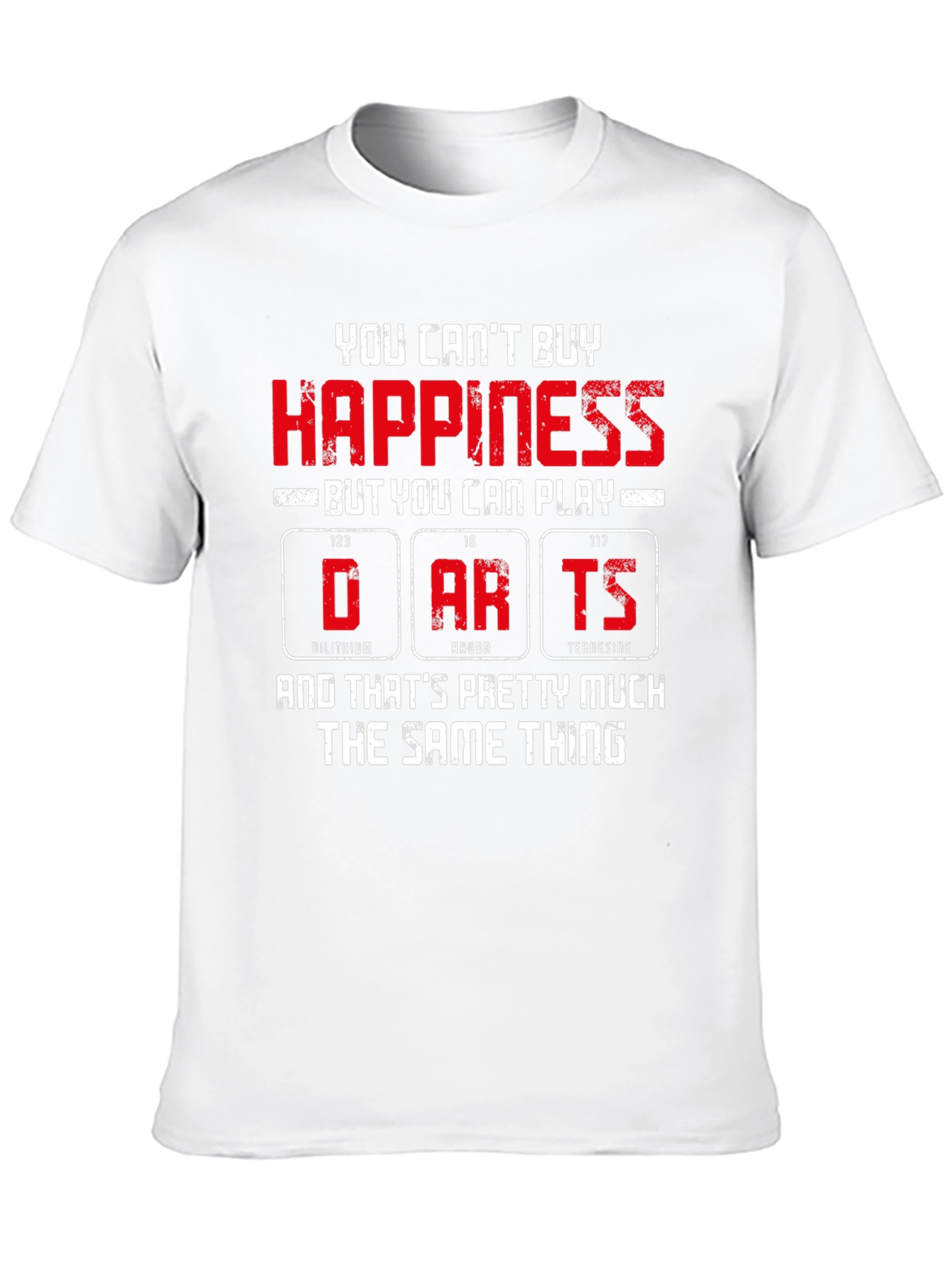 Funny Darts Happiness Graphic T-Shirt