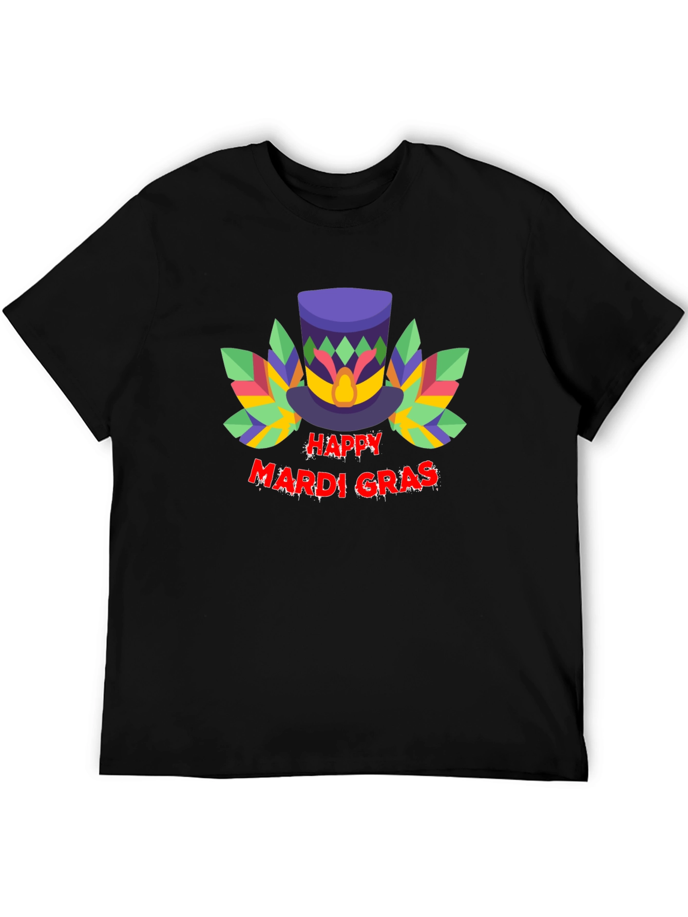 Happy Mardi Gras T-Shirt Party Tee