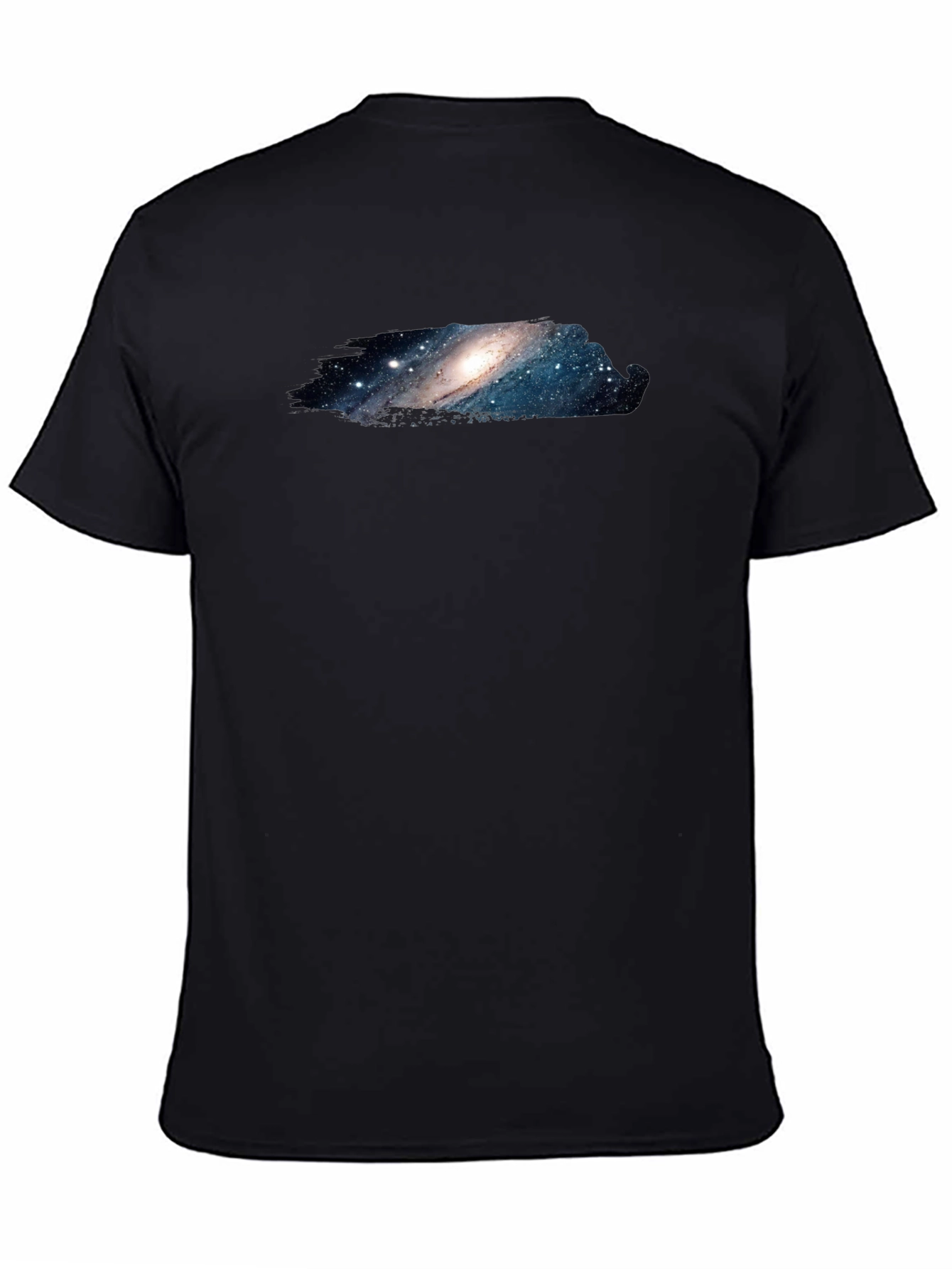 Galaxy Print Black T-Shirt