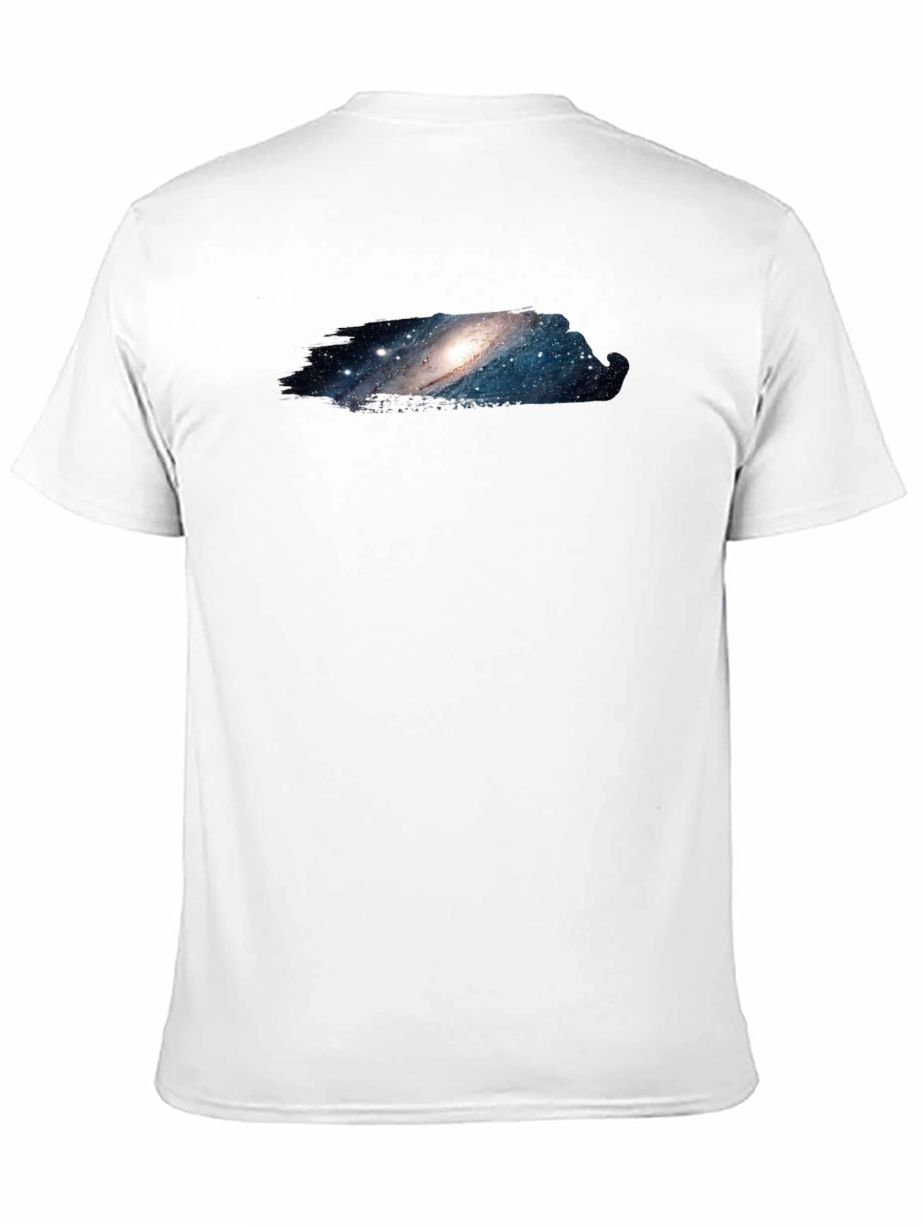 Galaxy Print Black T-Shirt