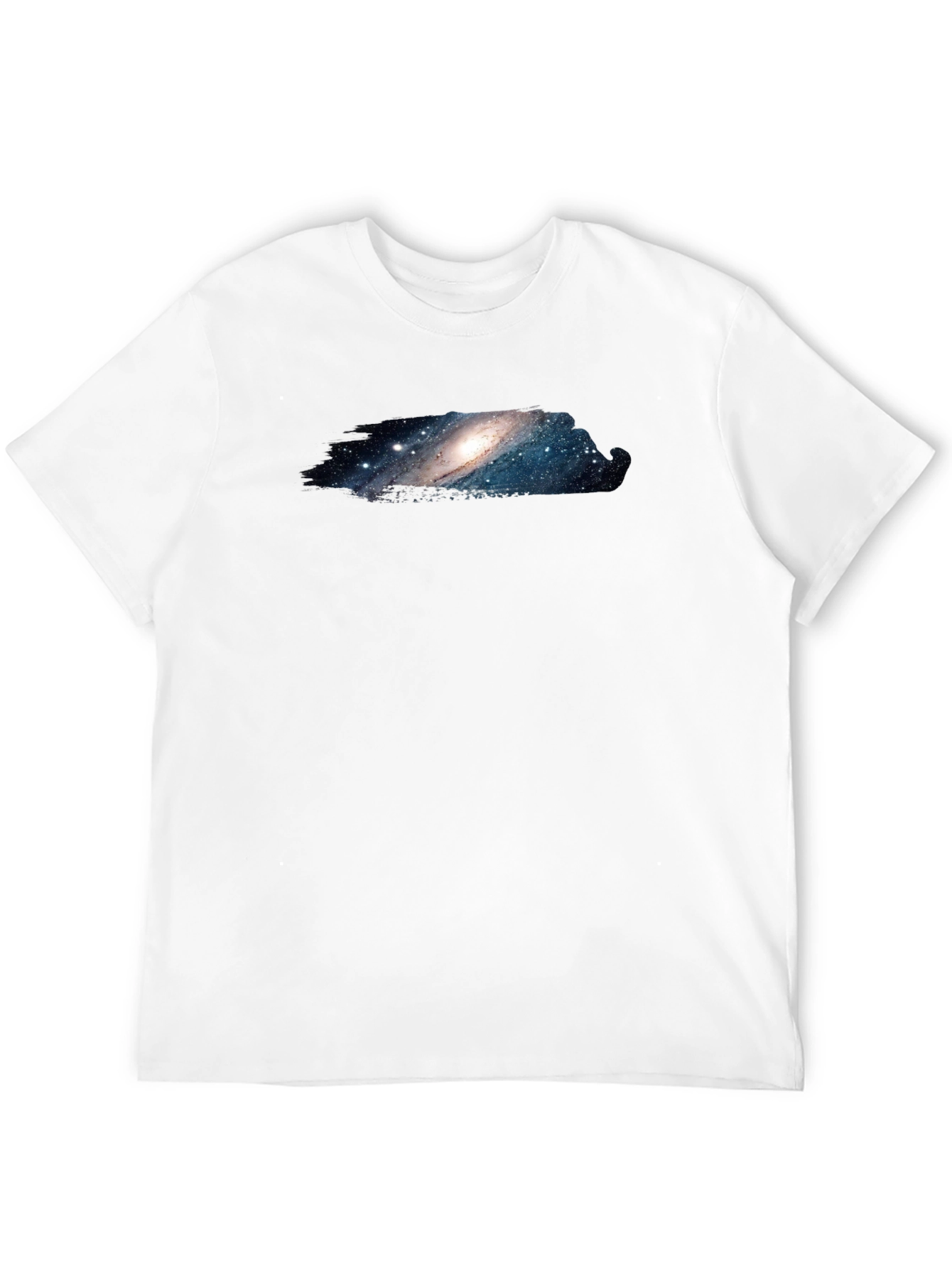 Galaxy Print Black T-Shirt