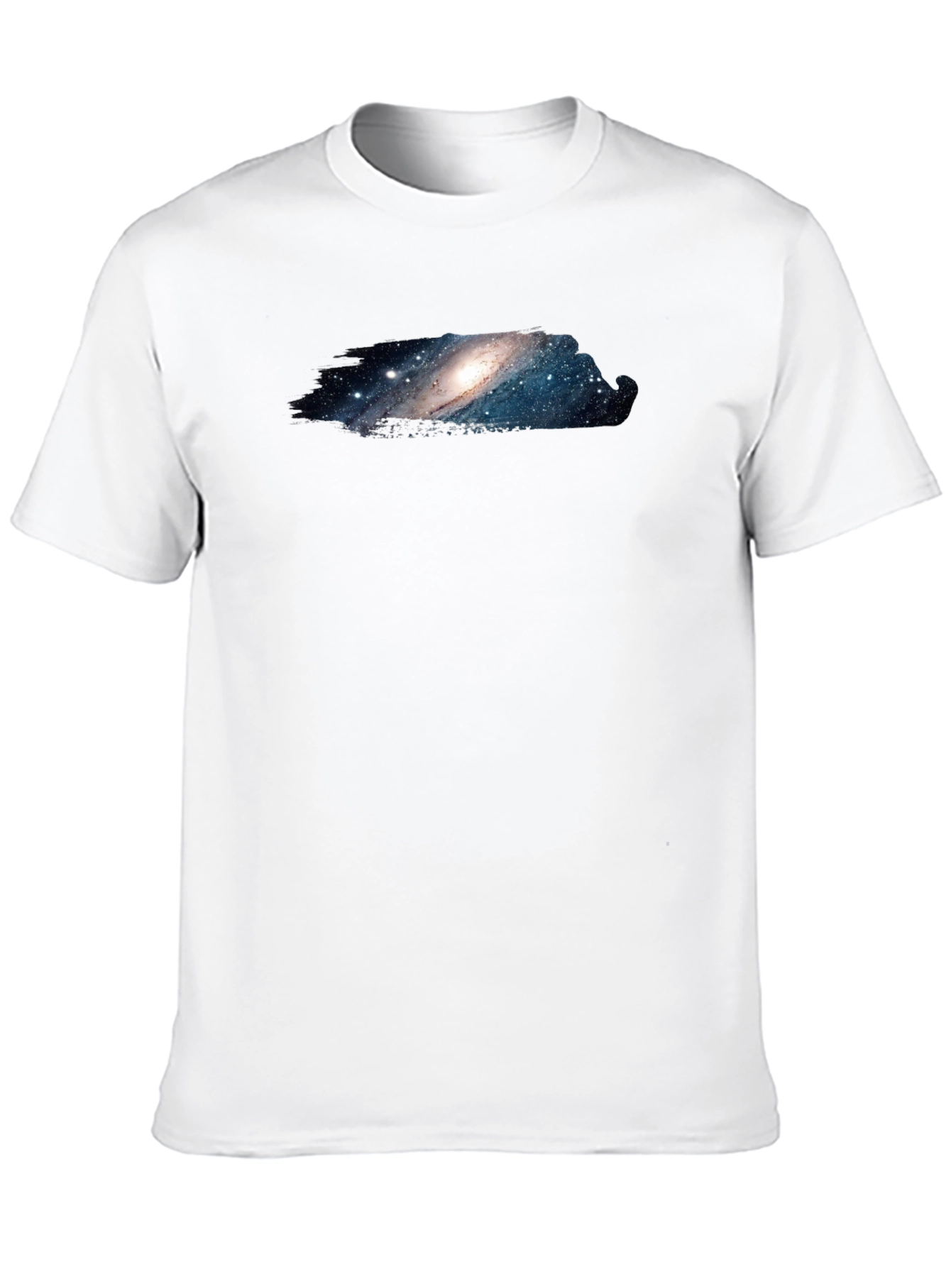 Galaxy Print Black T-Shirt