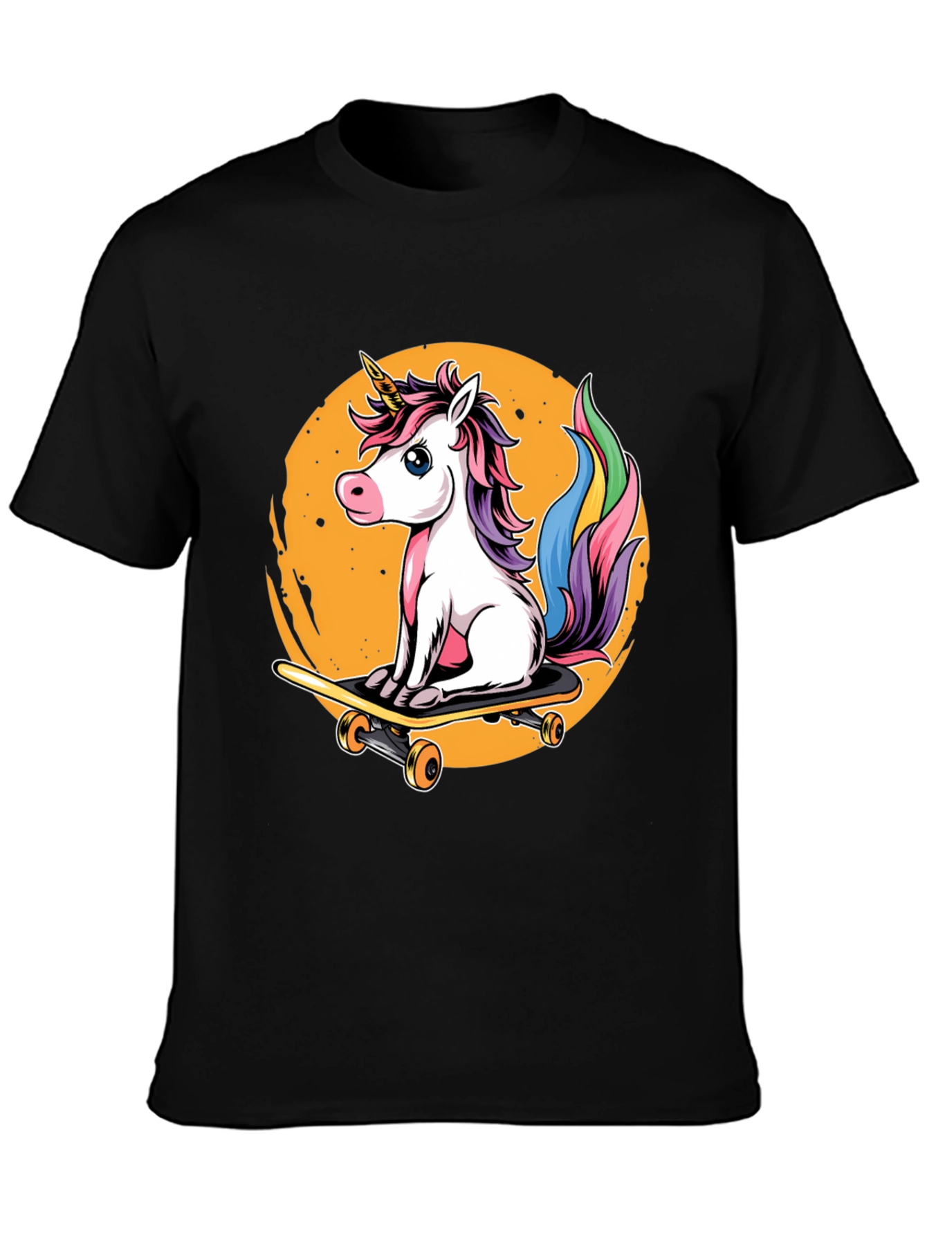 Unicorn Skateboard T-Shirt - Magical Ride