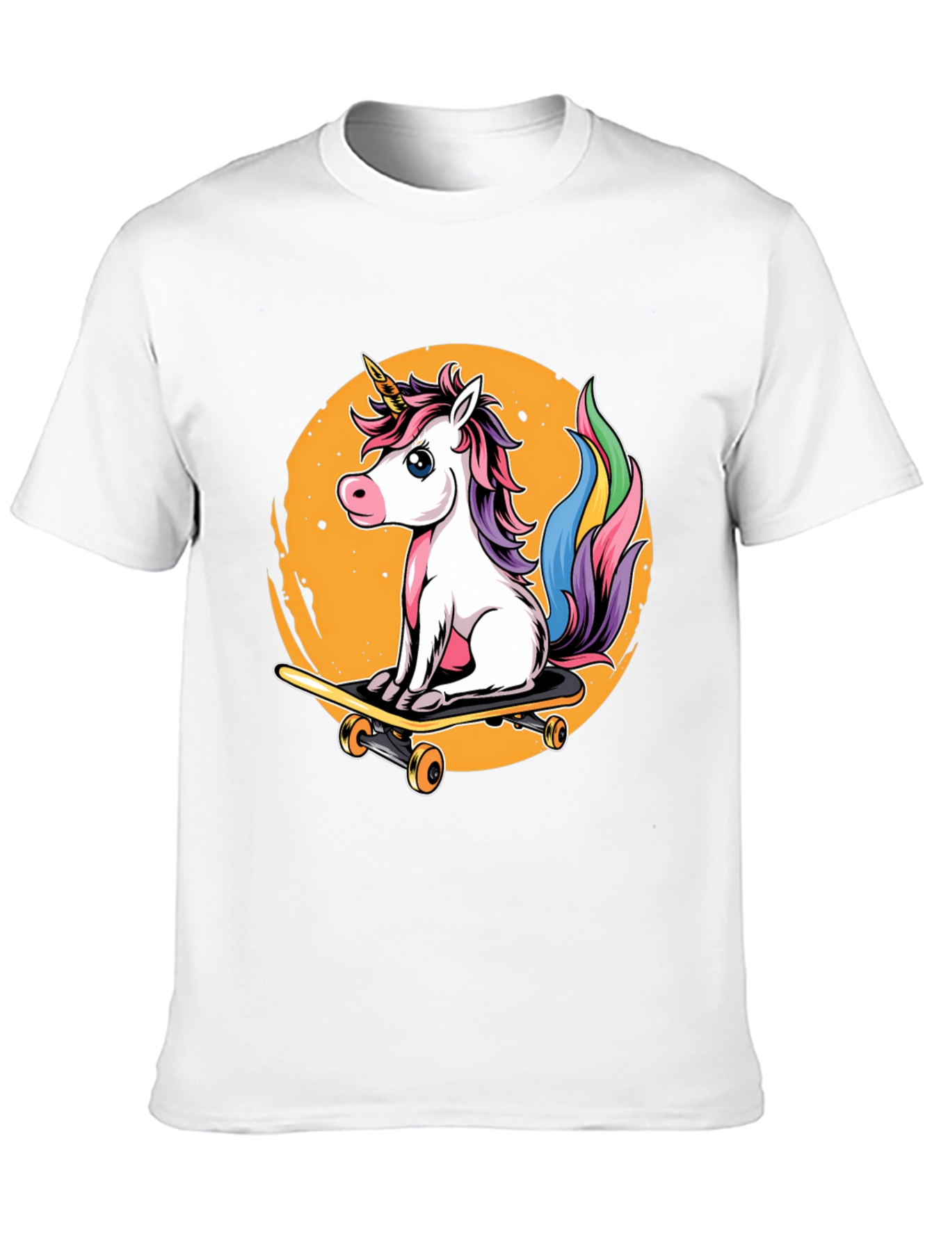 Unicorn Skateboard T-Shirt - Magical Ride