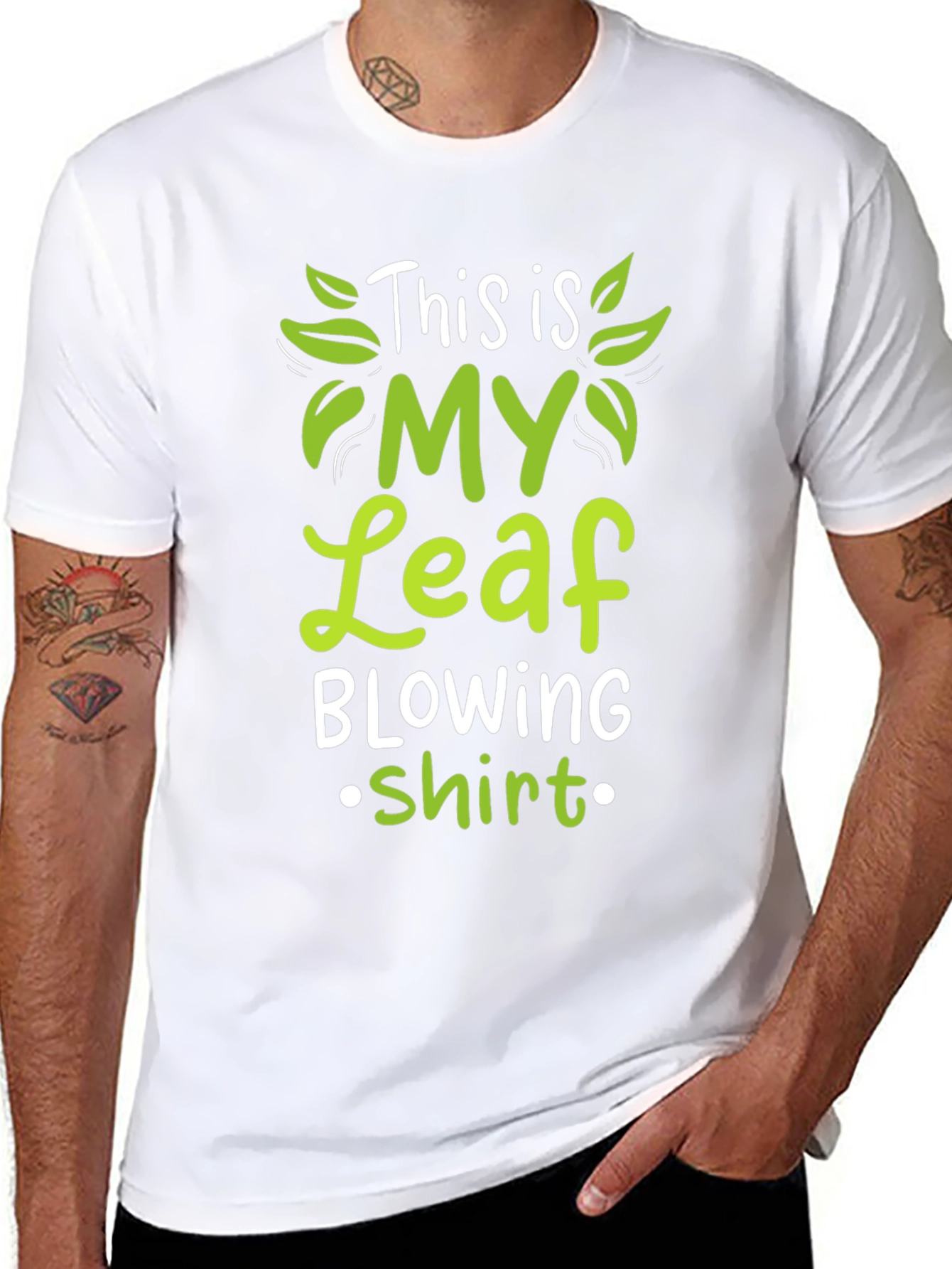 Leaf Blowing Shirt - Funny T-Shirt