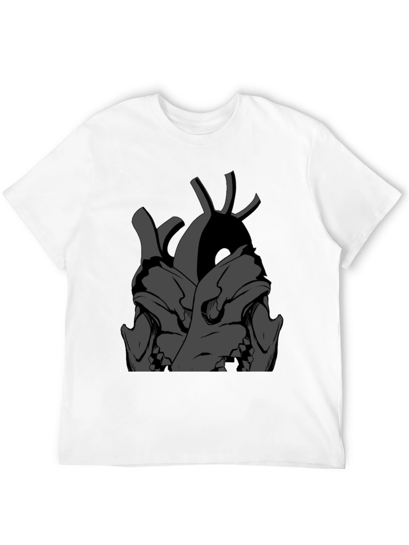 Skull Heart Graphic Tee - Dark & Edgy Style