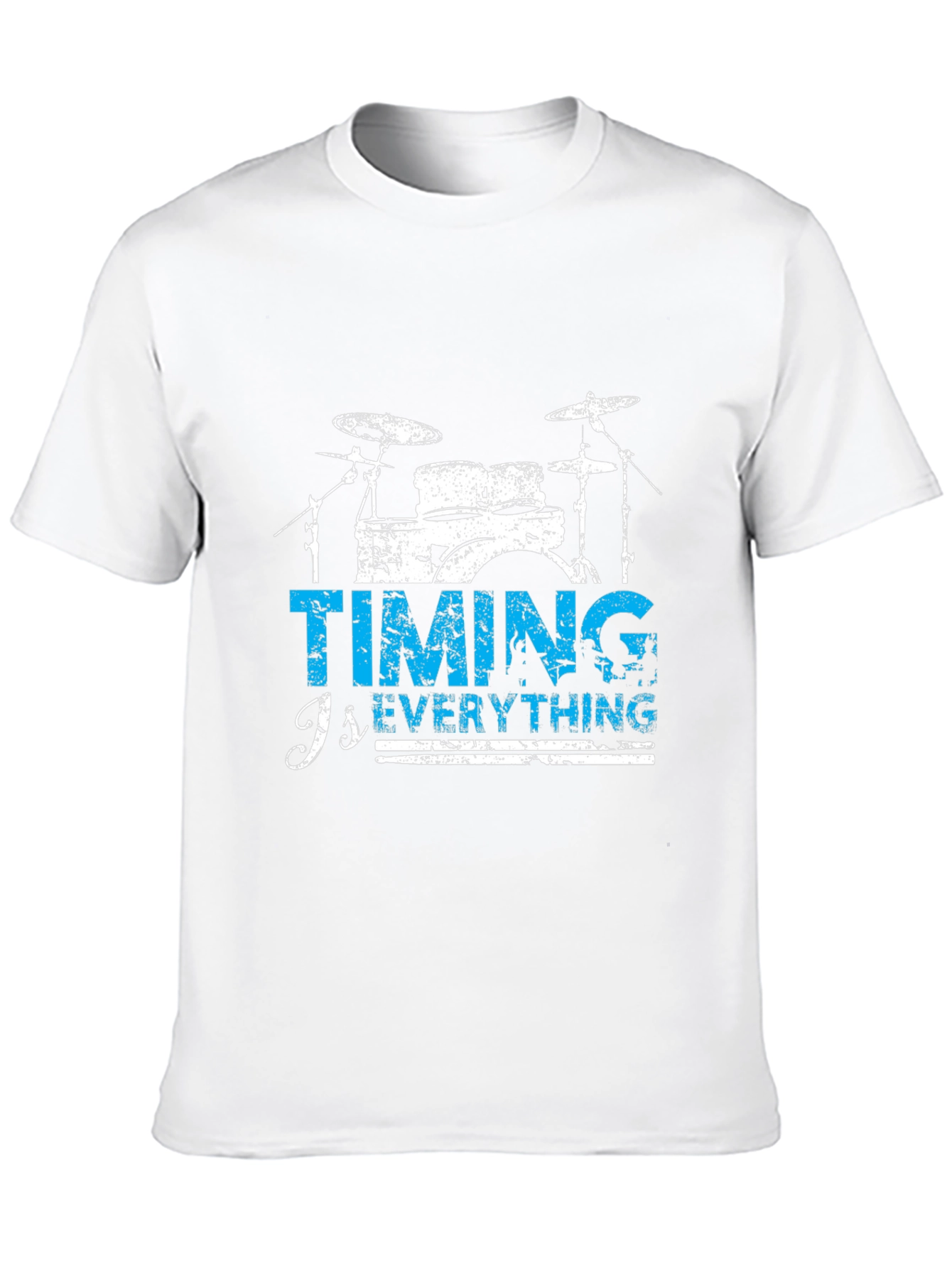 Timing is Everything Drum T-Shirt - Black