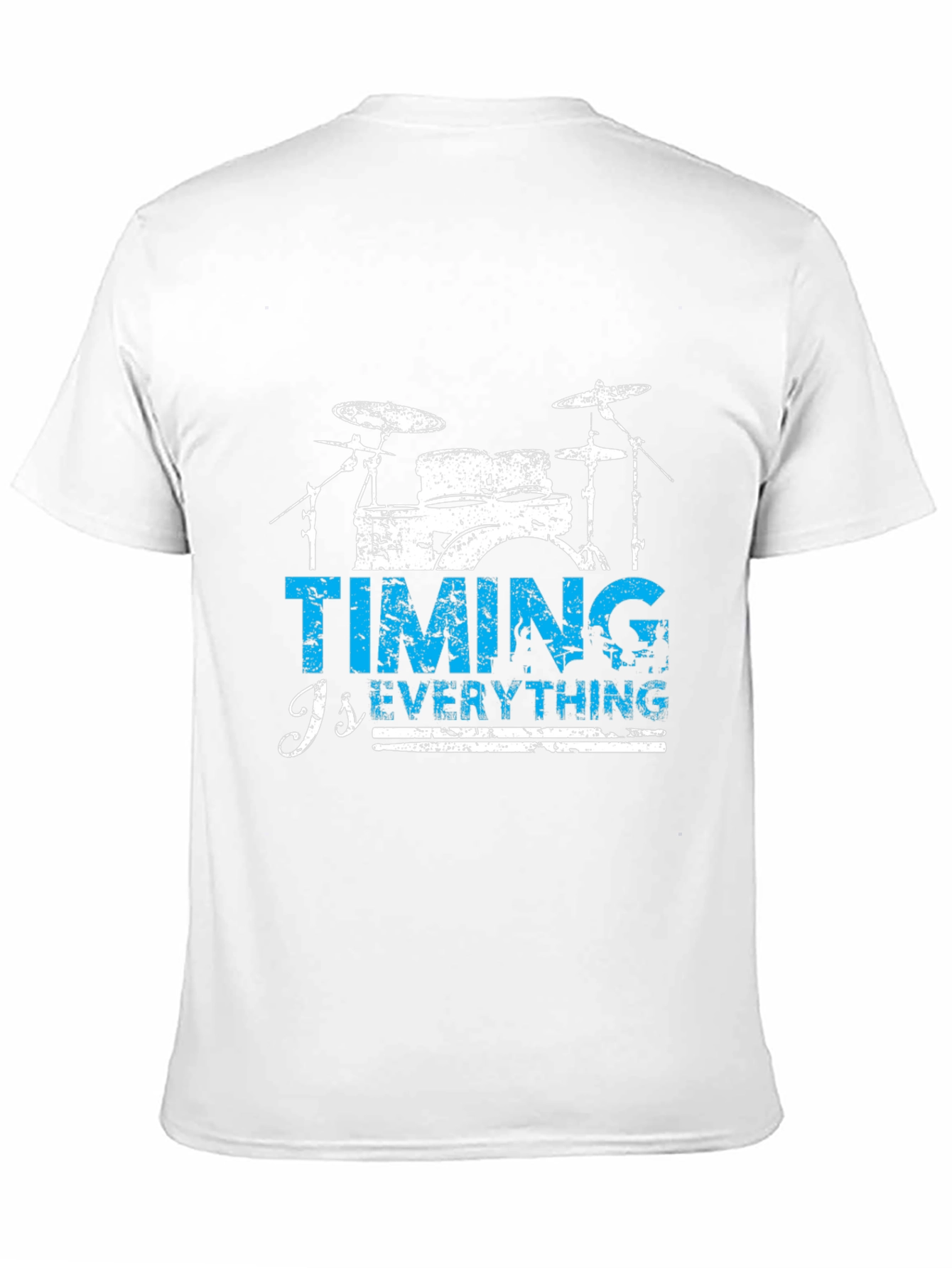 Timing is Everything Drum T-Shirt - Black