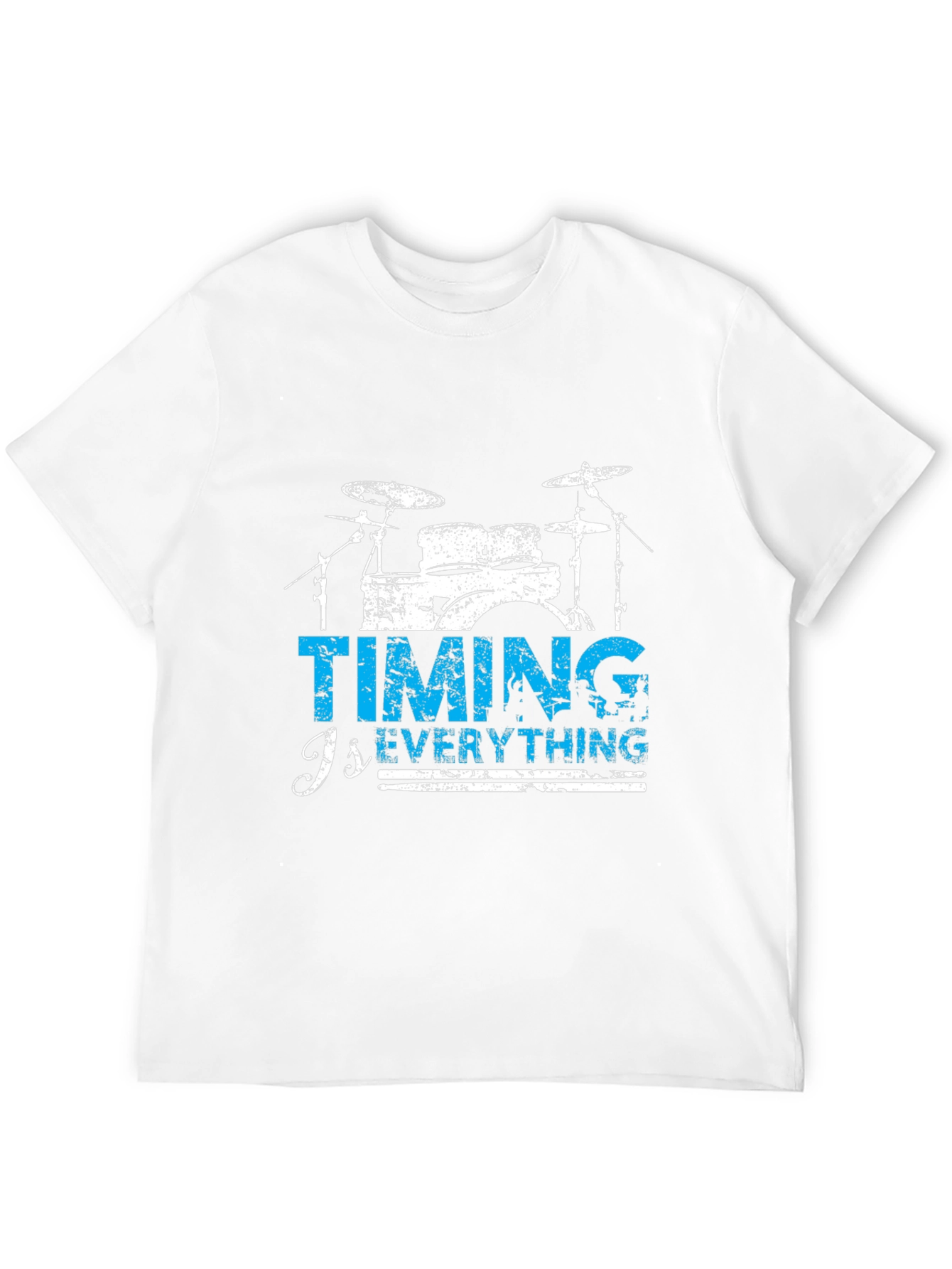 Timing is Everything Drum T-Shirt - Black