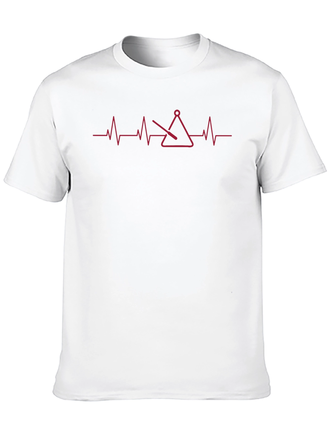 Triangle Heartbeat Black T-Shirt