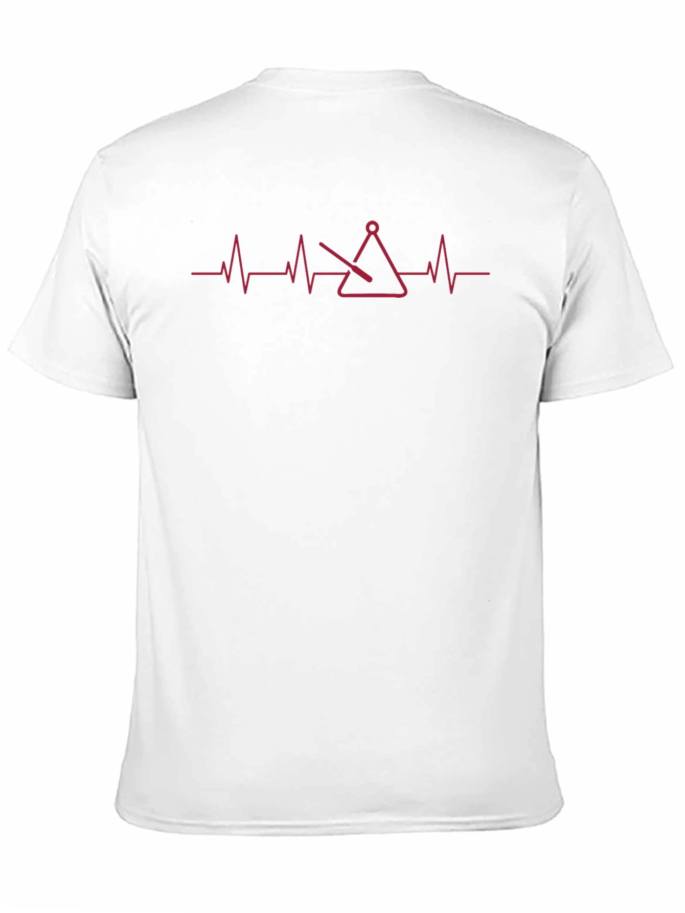 Triangle Heartbeat Black T-Shirt