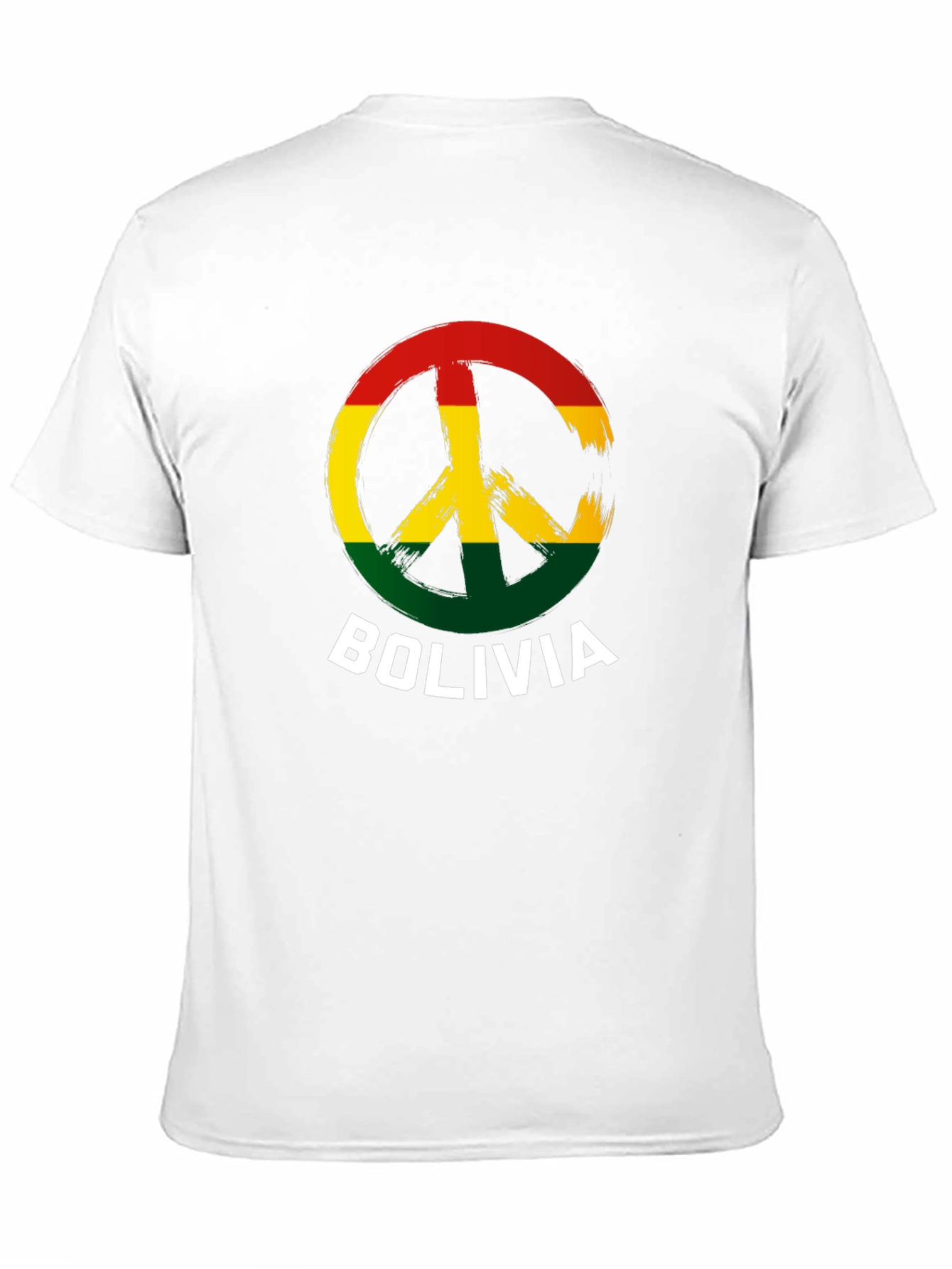 Bolivia Peace Sign Graphic T-Shirt