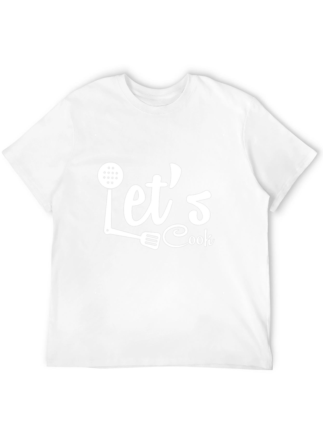Lets Cook T-Shirt - Black Casual Tee