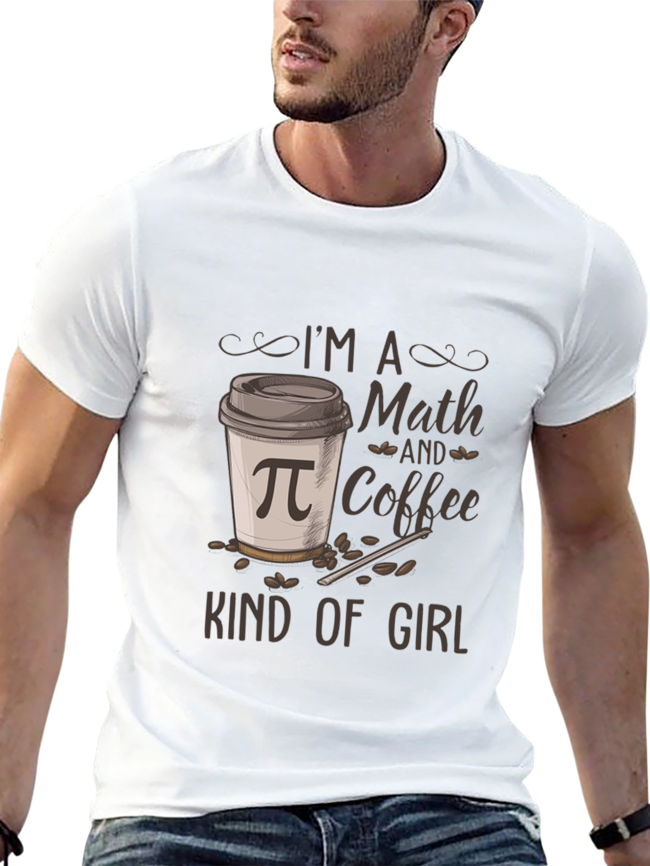Math and Coffee Kind of Girl T-Shirt