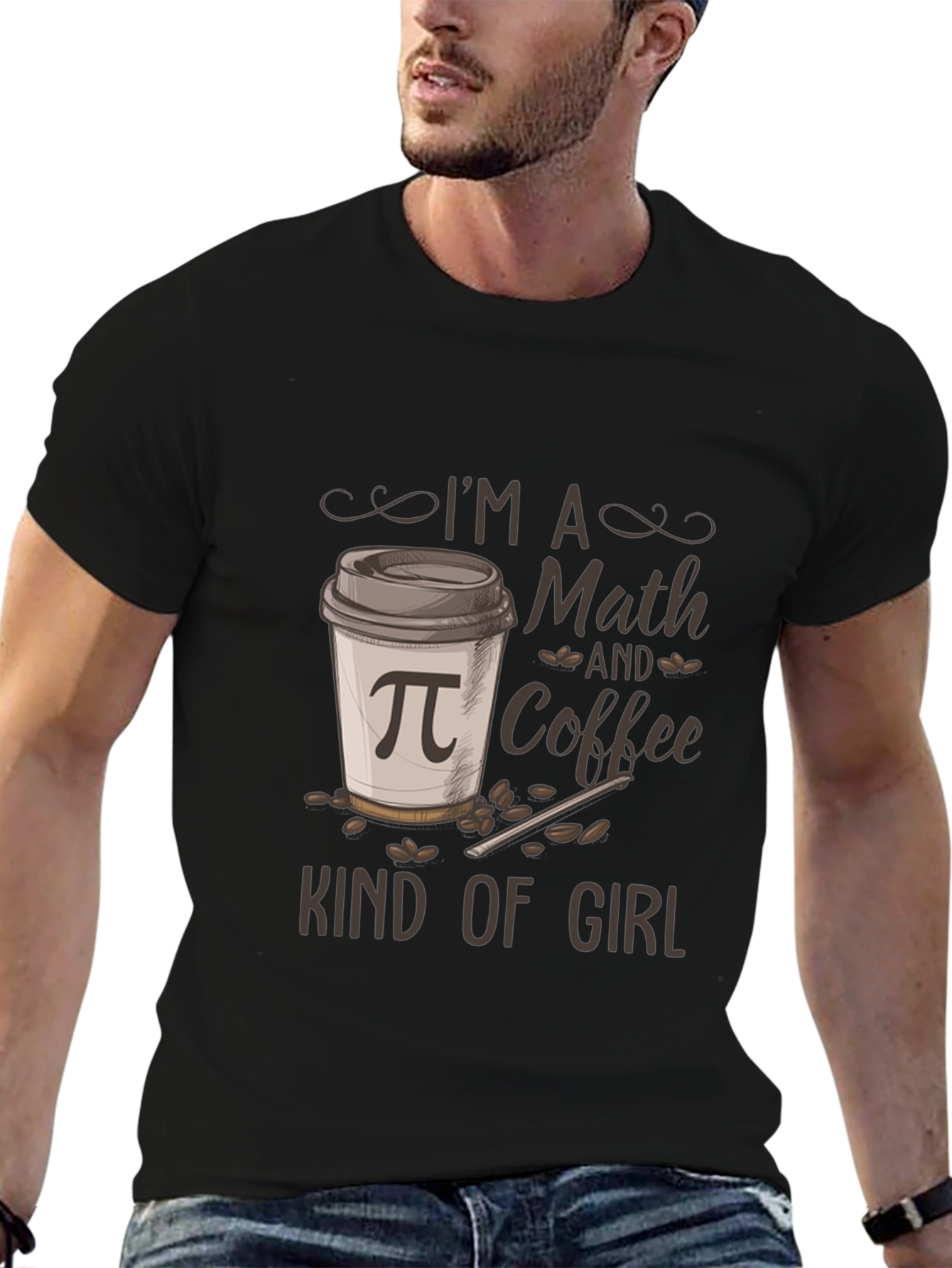 Math and Coffee Kind of Girl T-Shirt