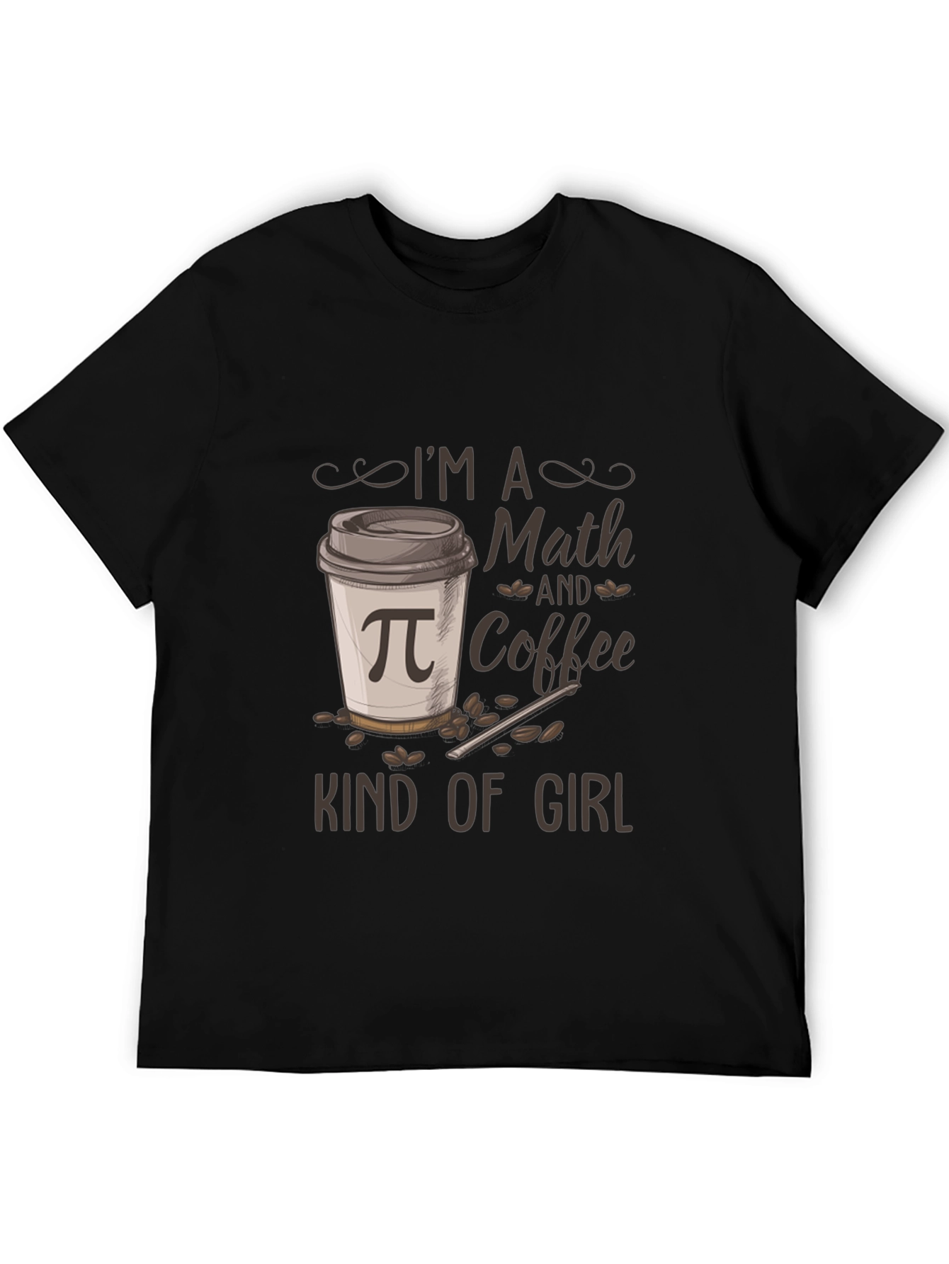 Math and Coffee Kind of Girl T-Shirt