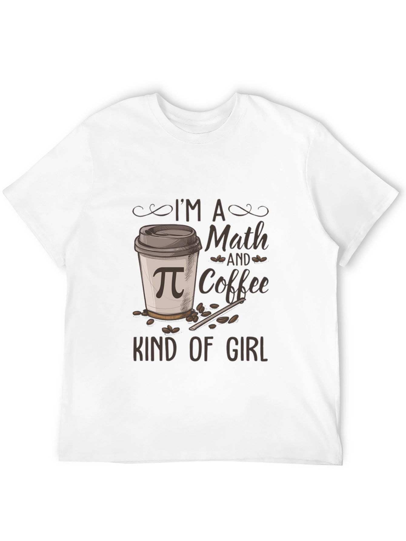 Math and Coffee Kind of Girl T-Shirt