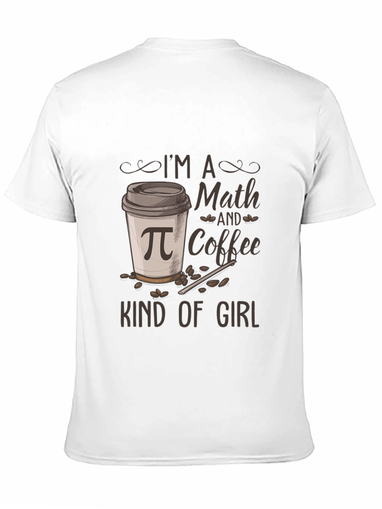 Math and Coffee Kind of Girl T-Shirt