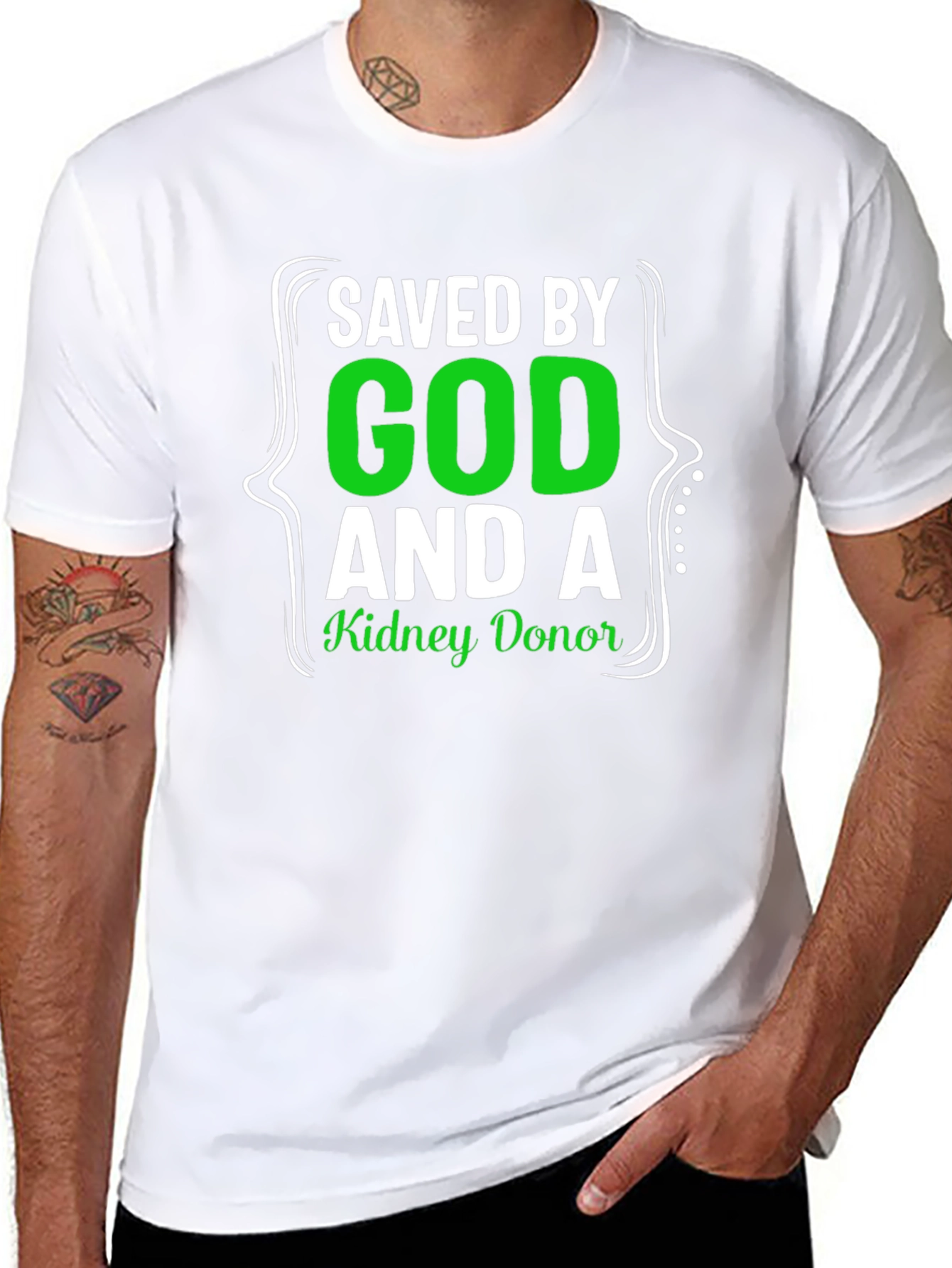 Saved By God and a Kidney Donor T-Shirt