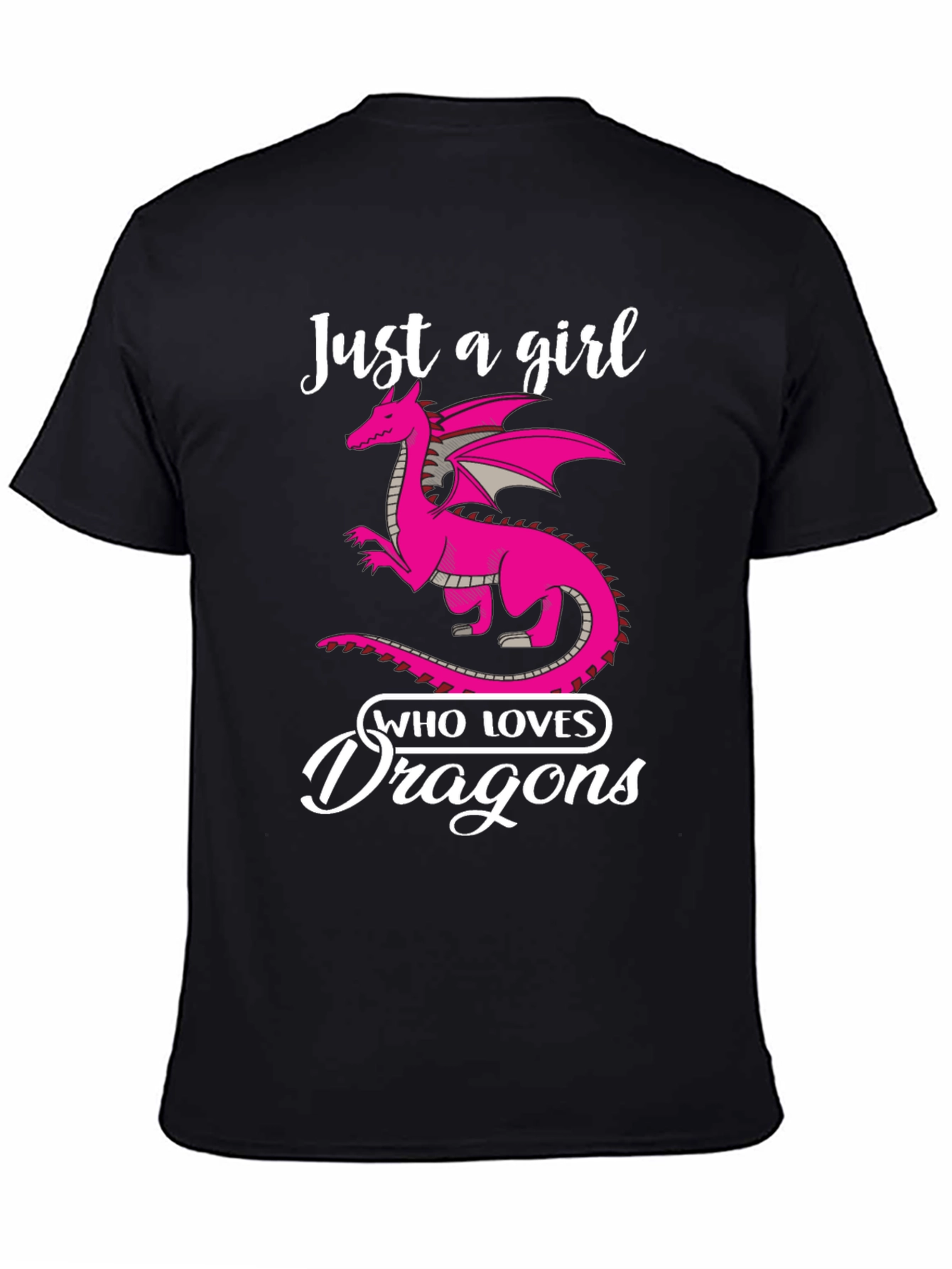 Just a Girl Who Loves Dragons T-Shirt