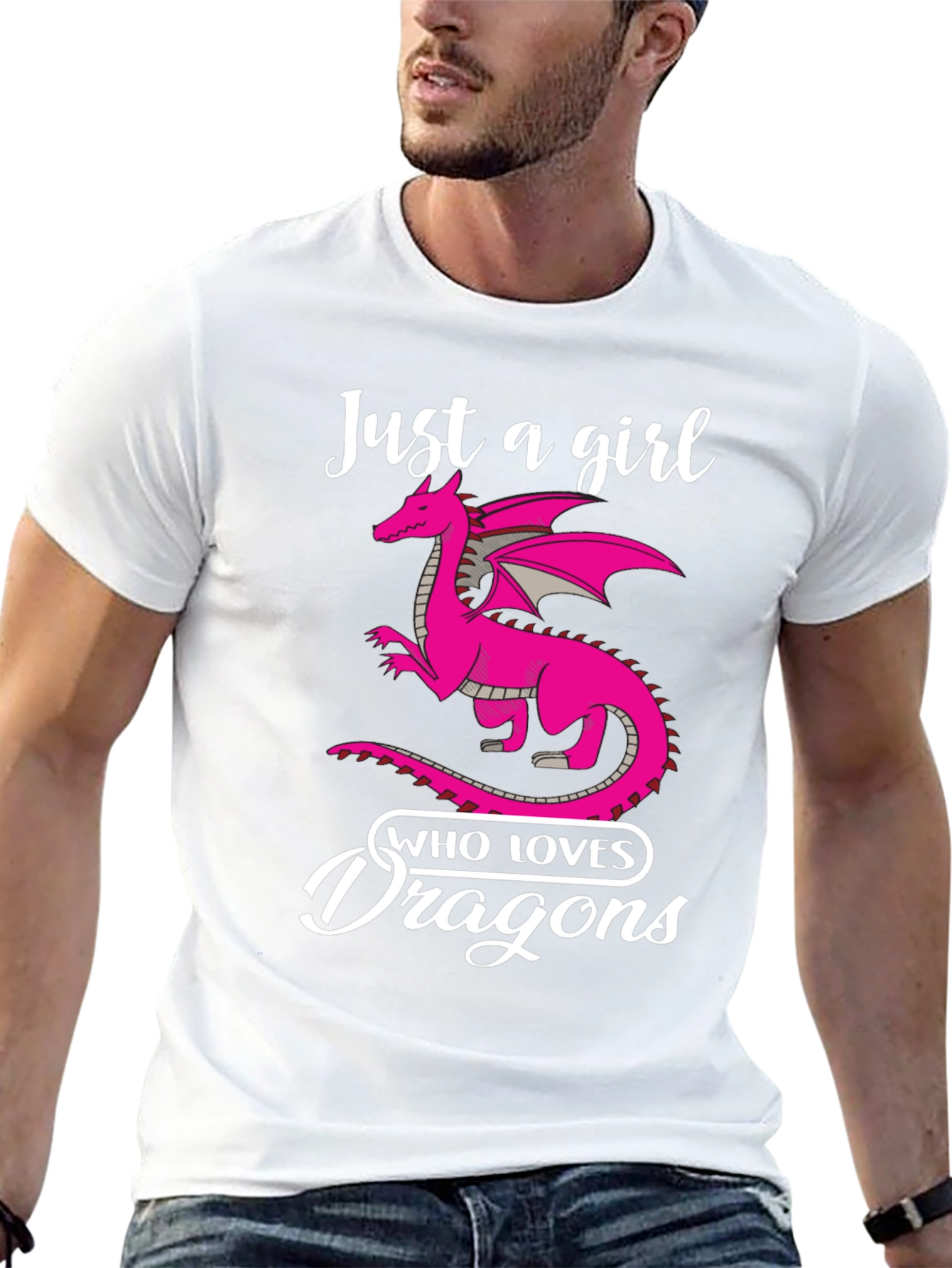 Just a Girl Who Loves Dragons T-Shirt