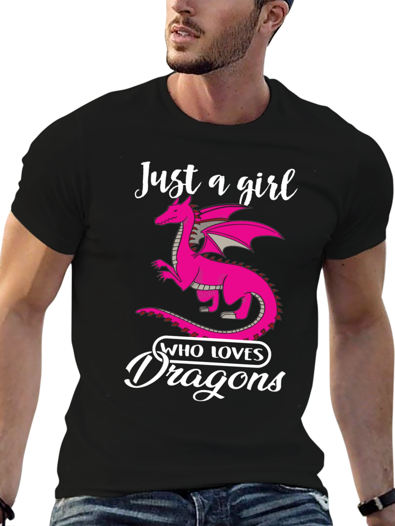 Just a Girl Who Loves Dragons T-Shirt