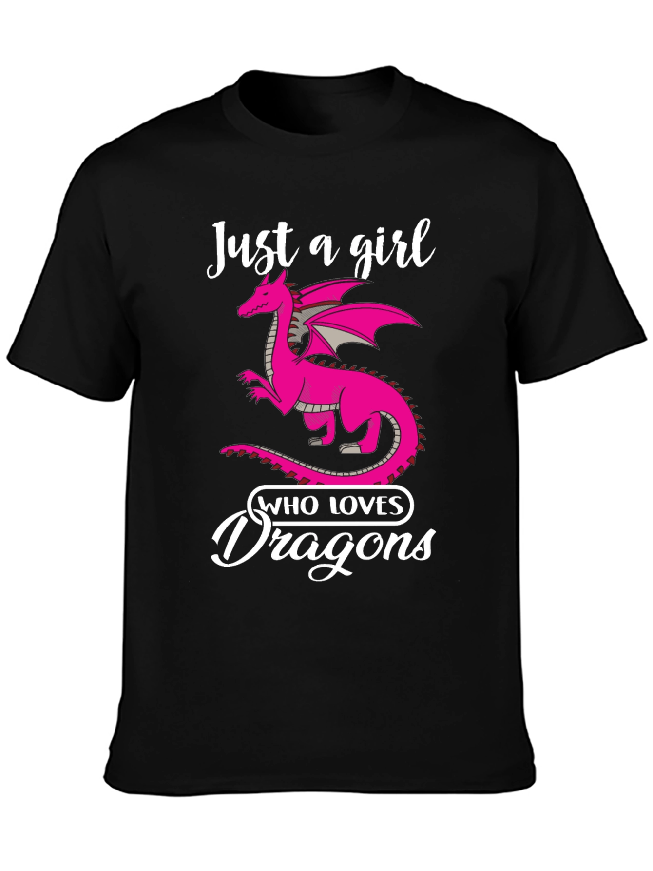 Just a Girl Who Loves Dragons T-Shirt