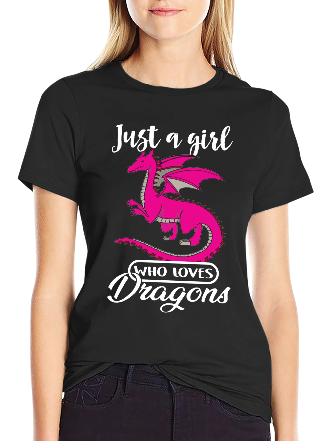Just a Girl Who Loves Dragons T-Shirt