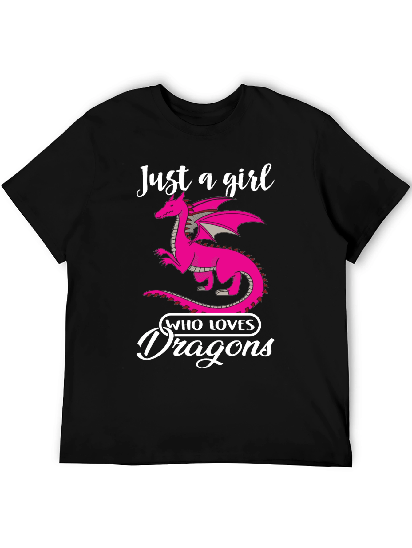 Just a Girl Who Loves Dragons T-Shirt